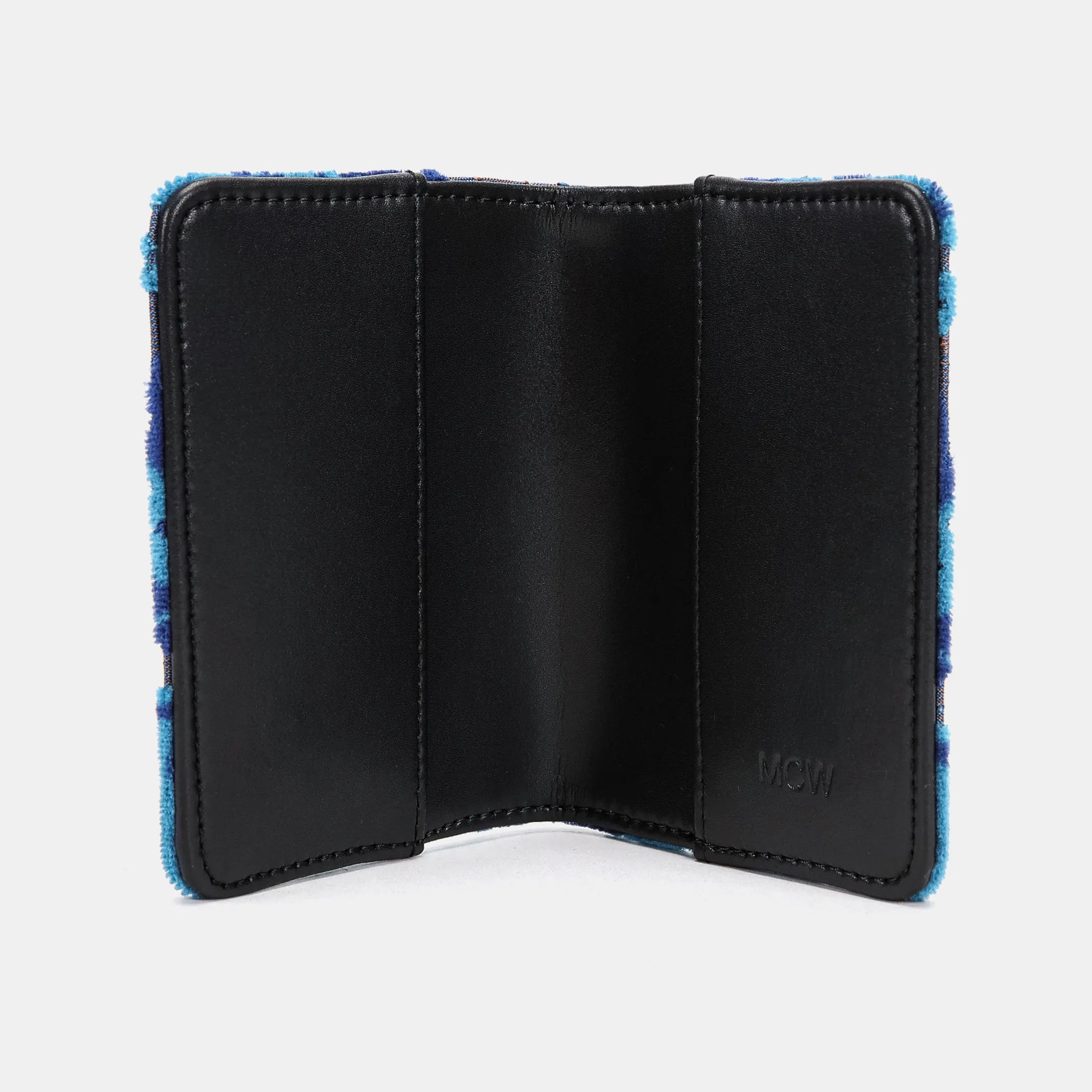 Burnout Velvet Revival Aqua Passport Cover