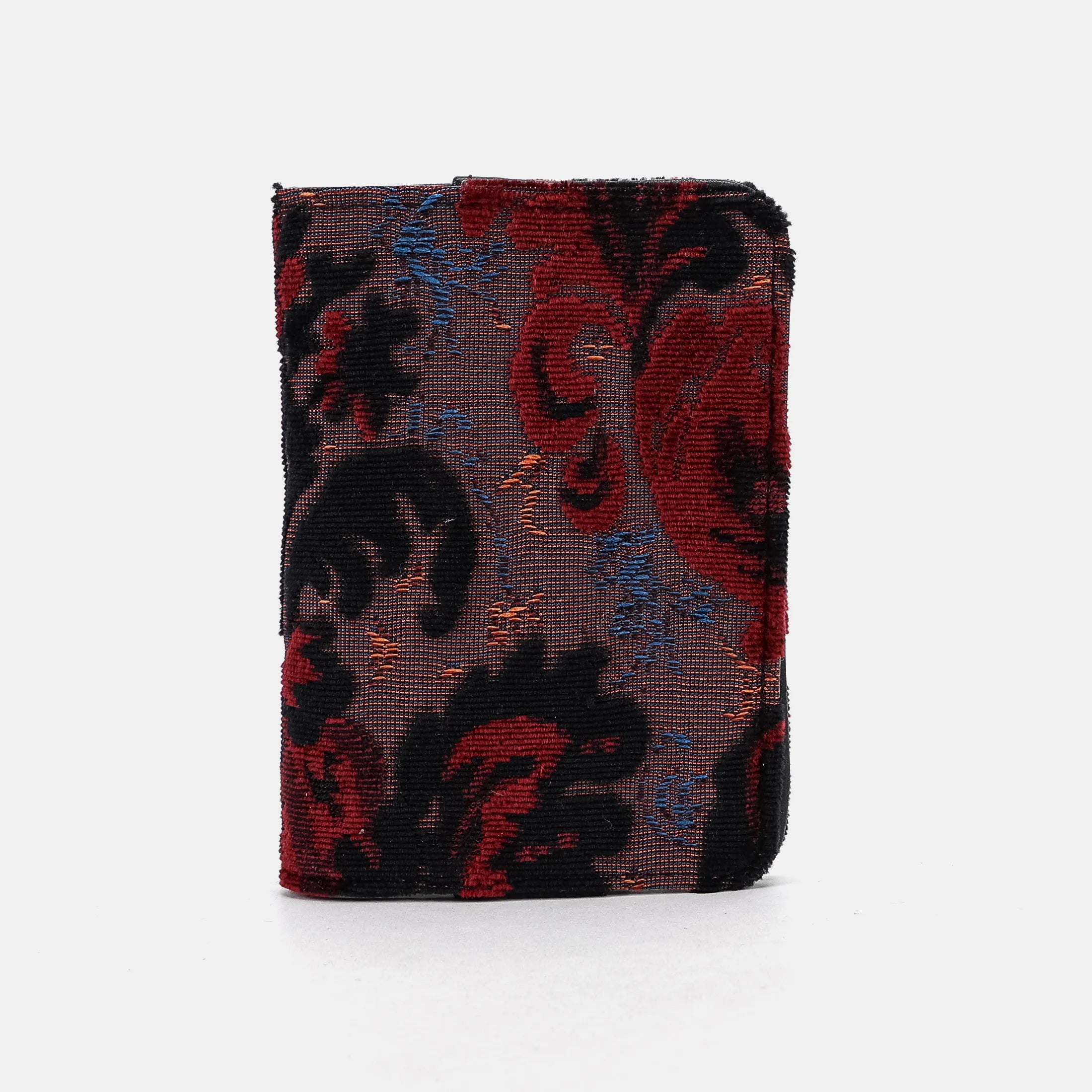 Burnout Velvet Revival Sephia Passport Cover