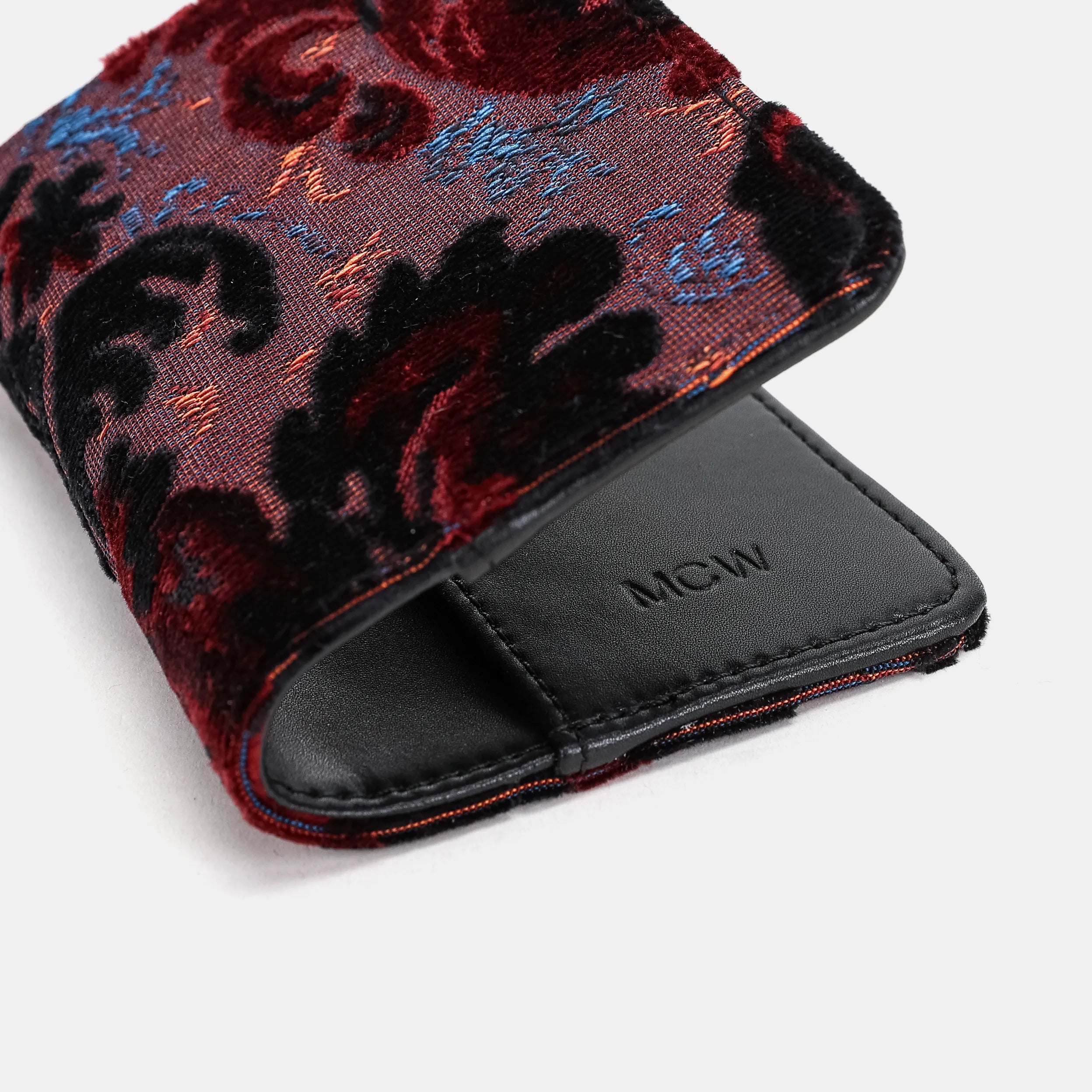 Burnout Velvet Revival Sephia Passport Cover