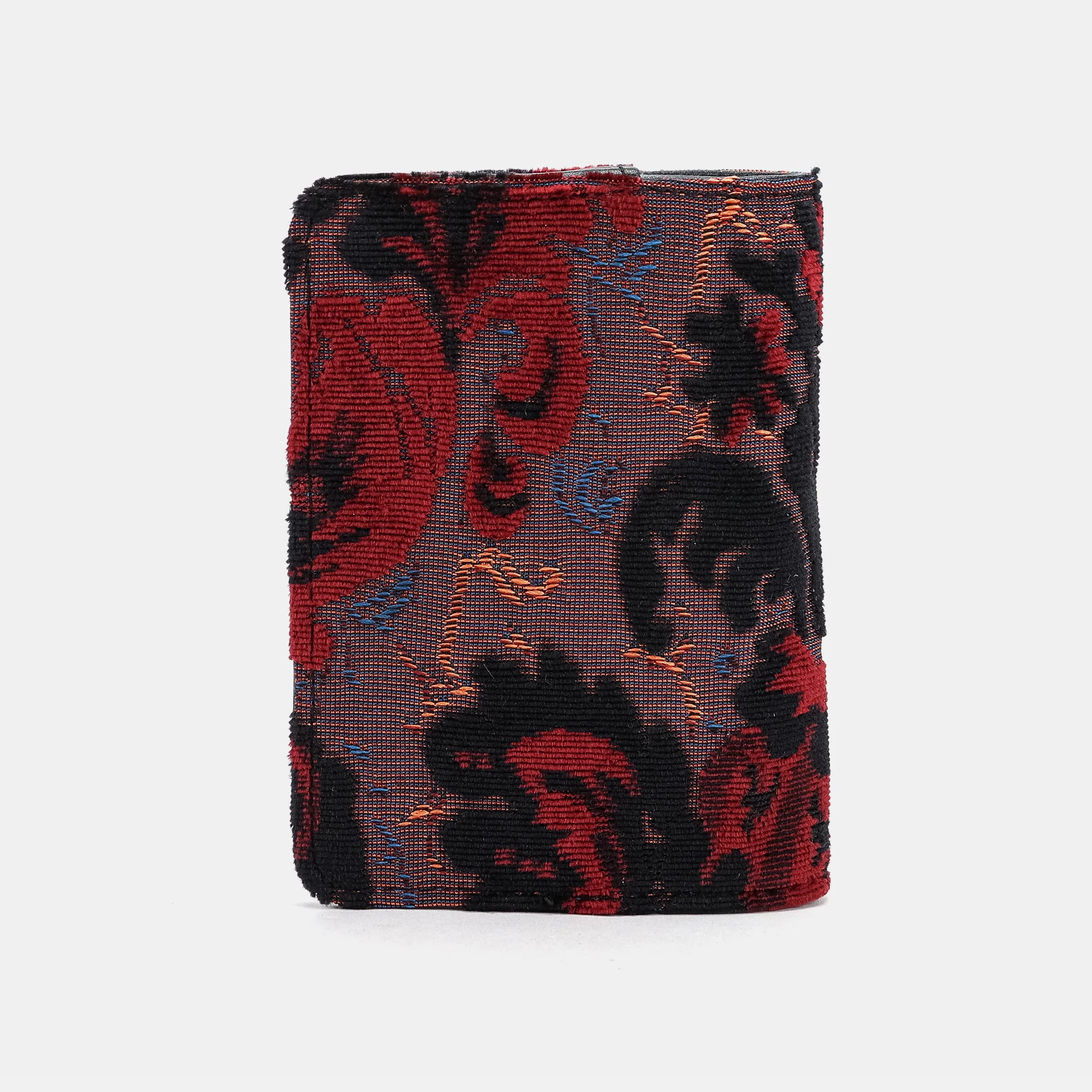 Burnout Velvet Revival Sephia Passport Cover