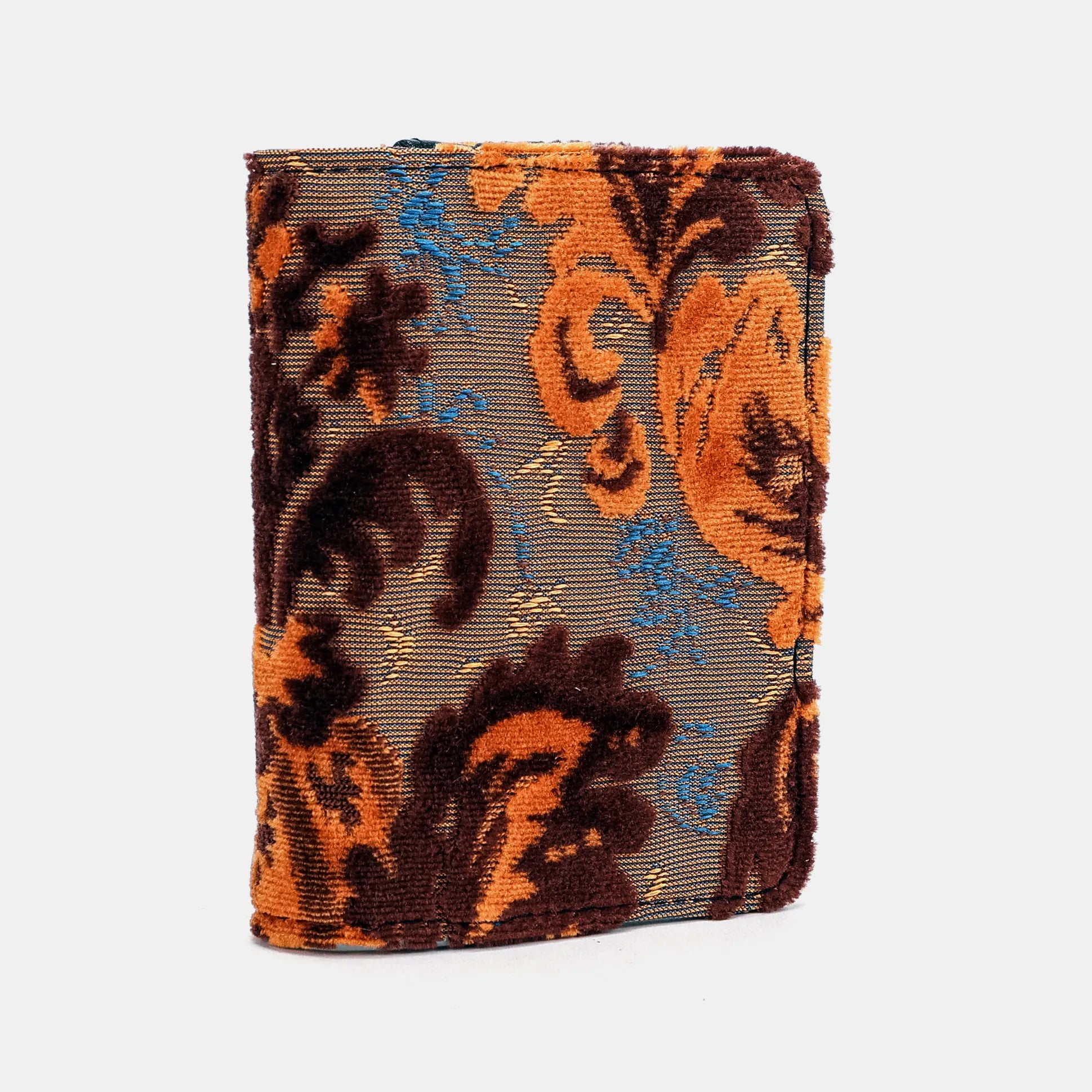 Burnout Velvet Revival Sienna Passport Cover