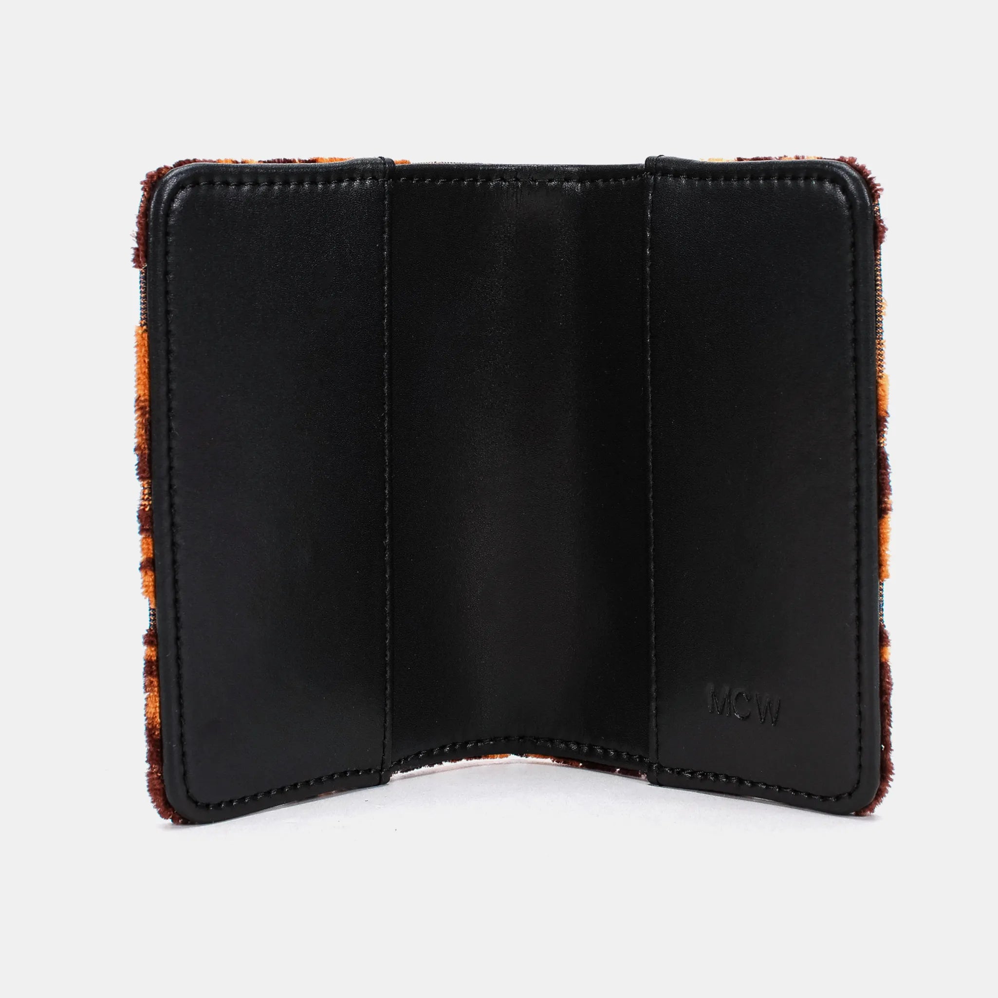 Burnout Velvet Revival Sienna Passport Cover