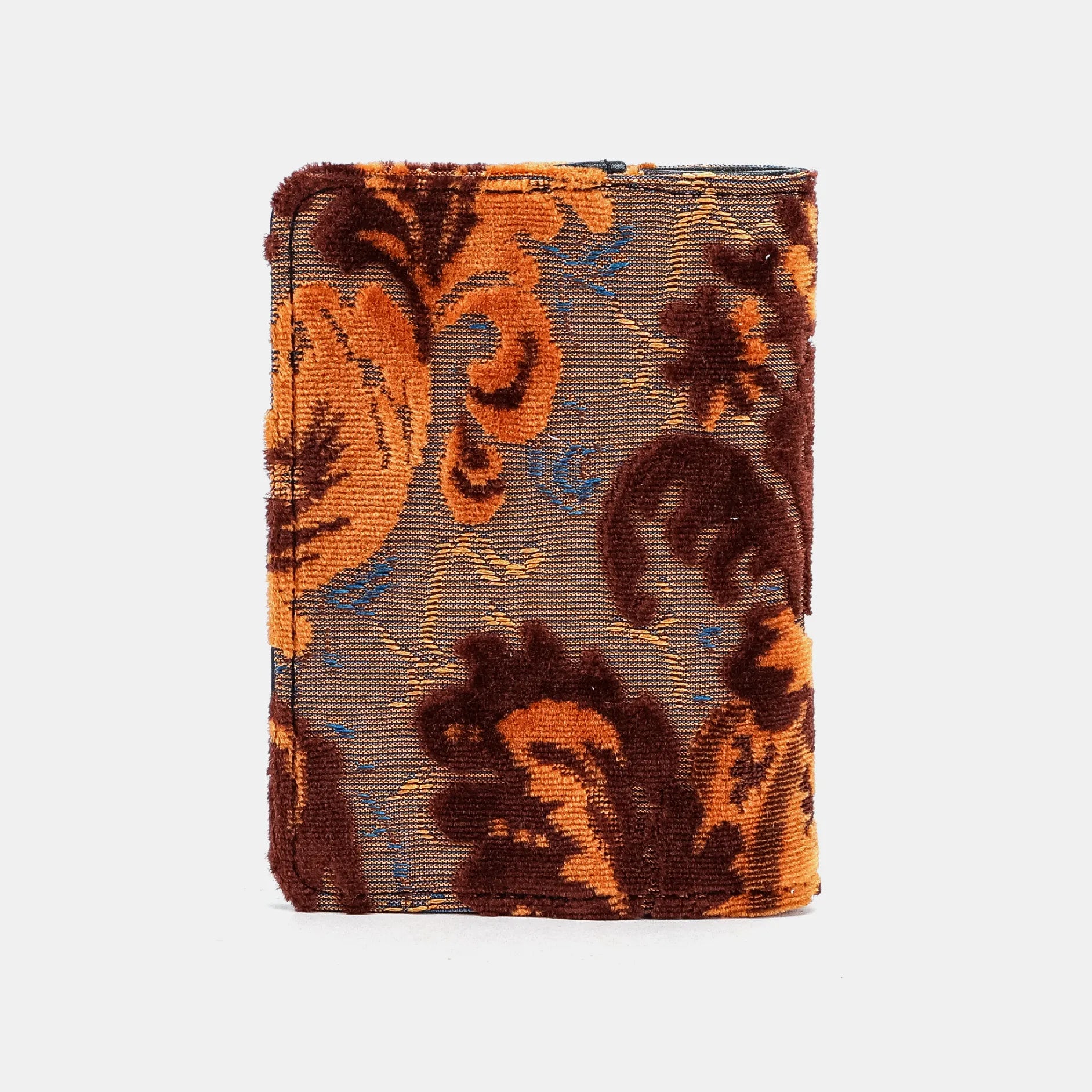Burnout Velvet Revival Sienna Passport Cover