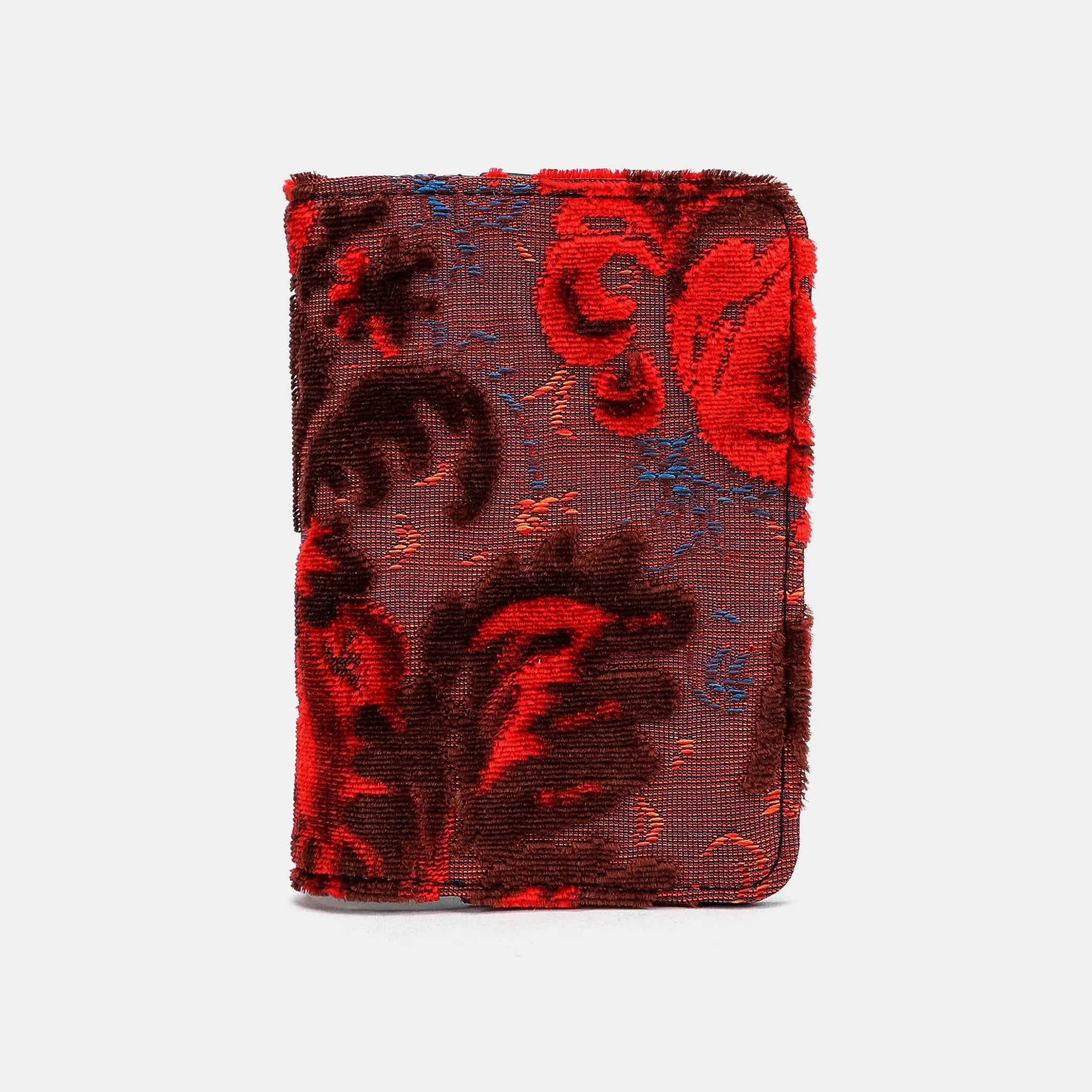 Burnout Velvet Revival Scarlet Passport Cover