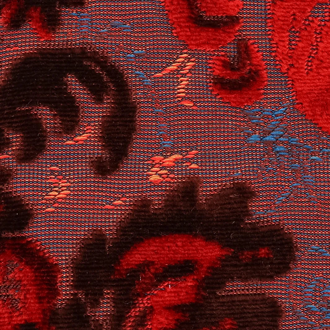 Burnout Velvet Revival Scarlet Passport Cover