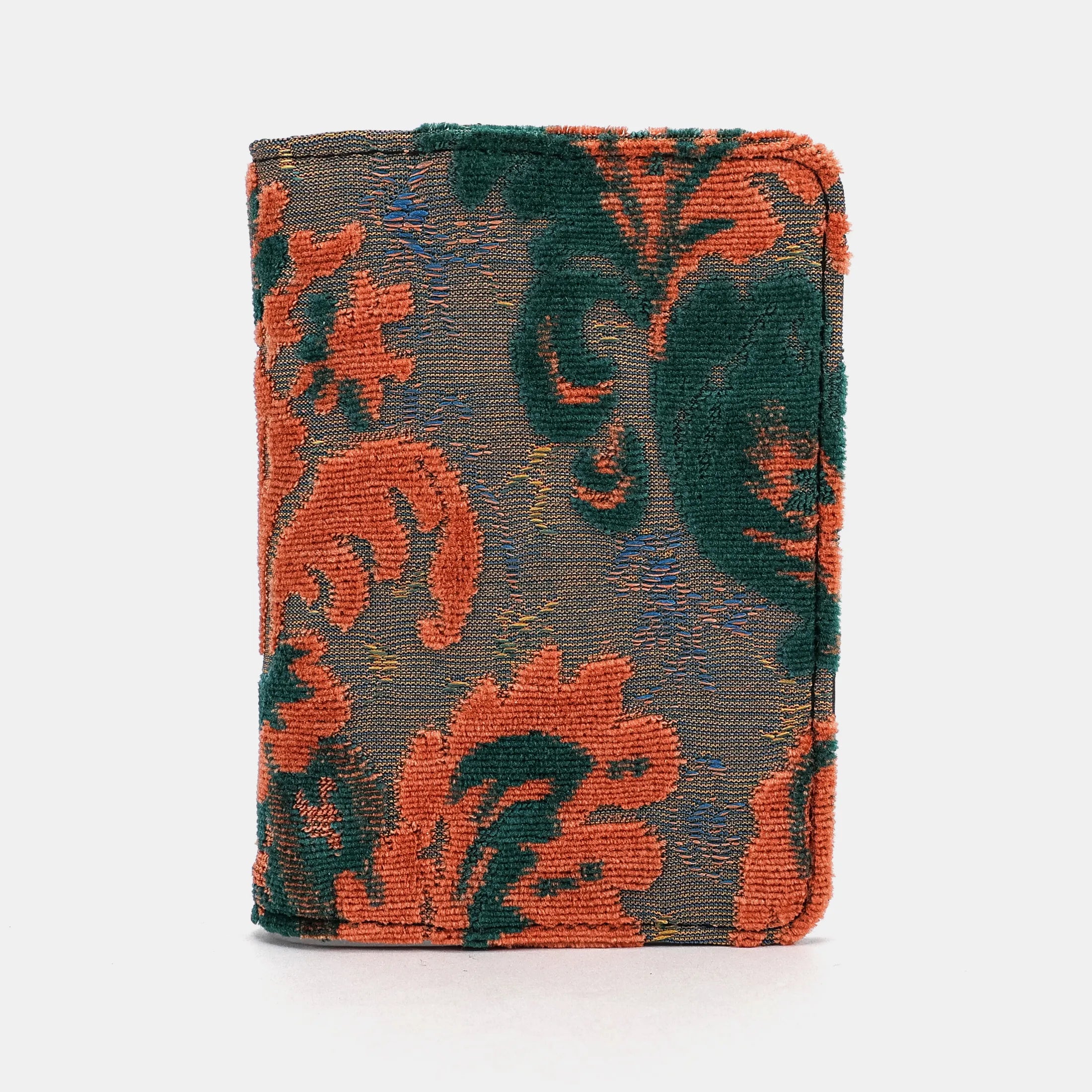 Burnout Velvet Revival Jade Passport Cover