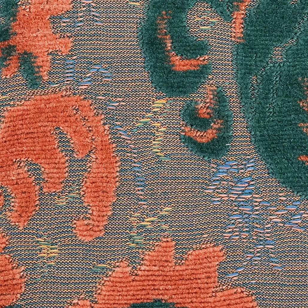 Burnout Velvet Revival Jade Passport Cover