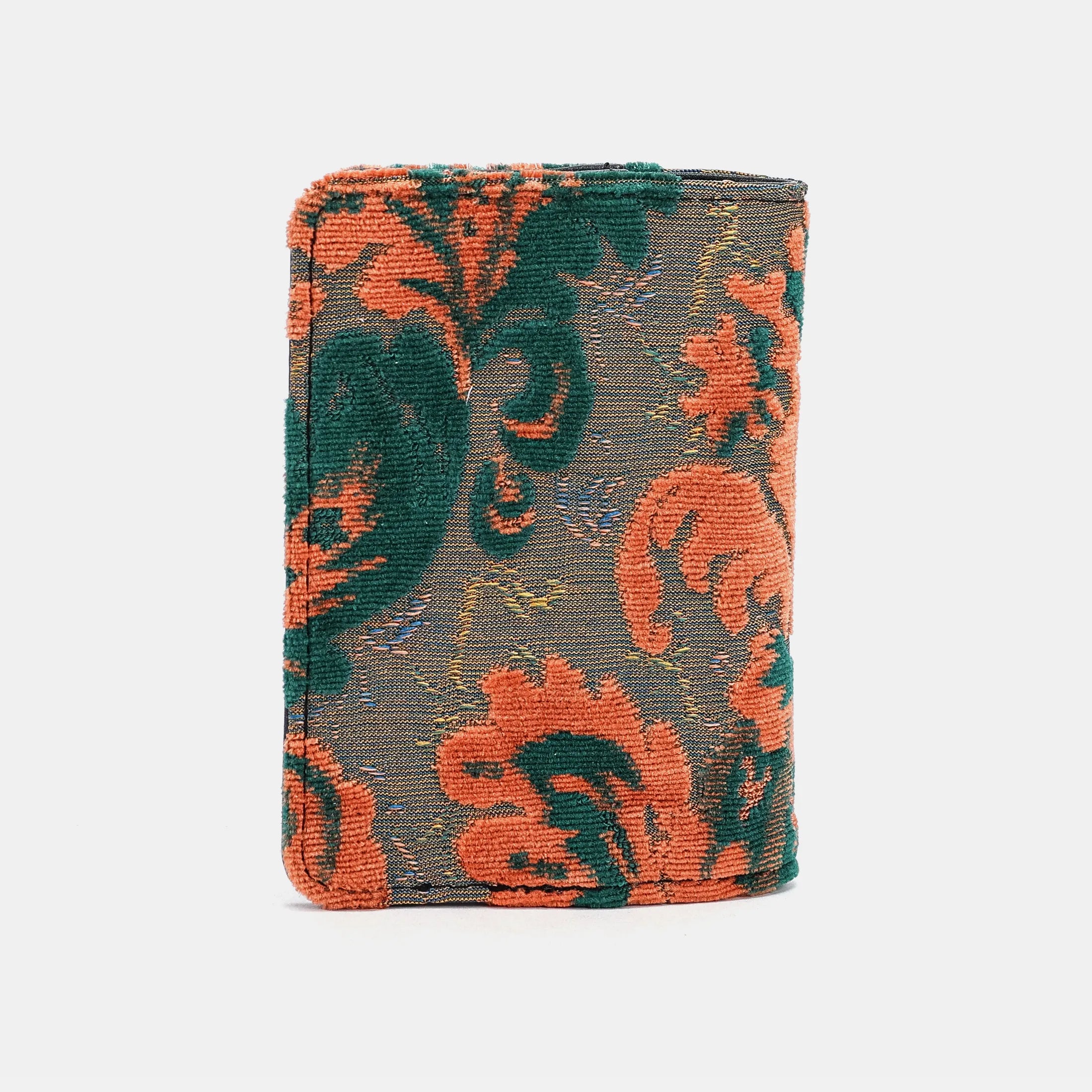 Burnout Velvet Revival Jade Passport Cover