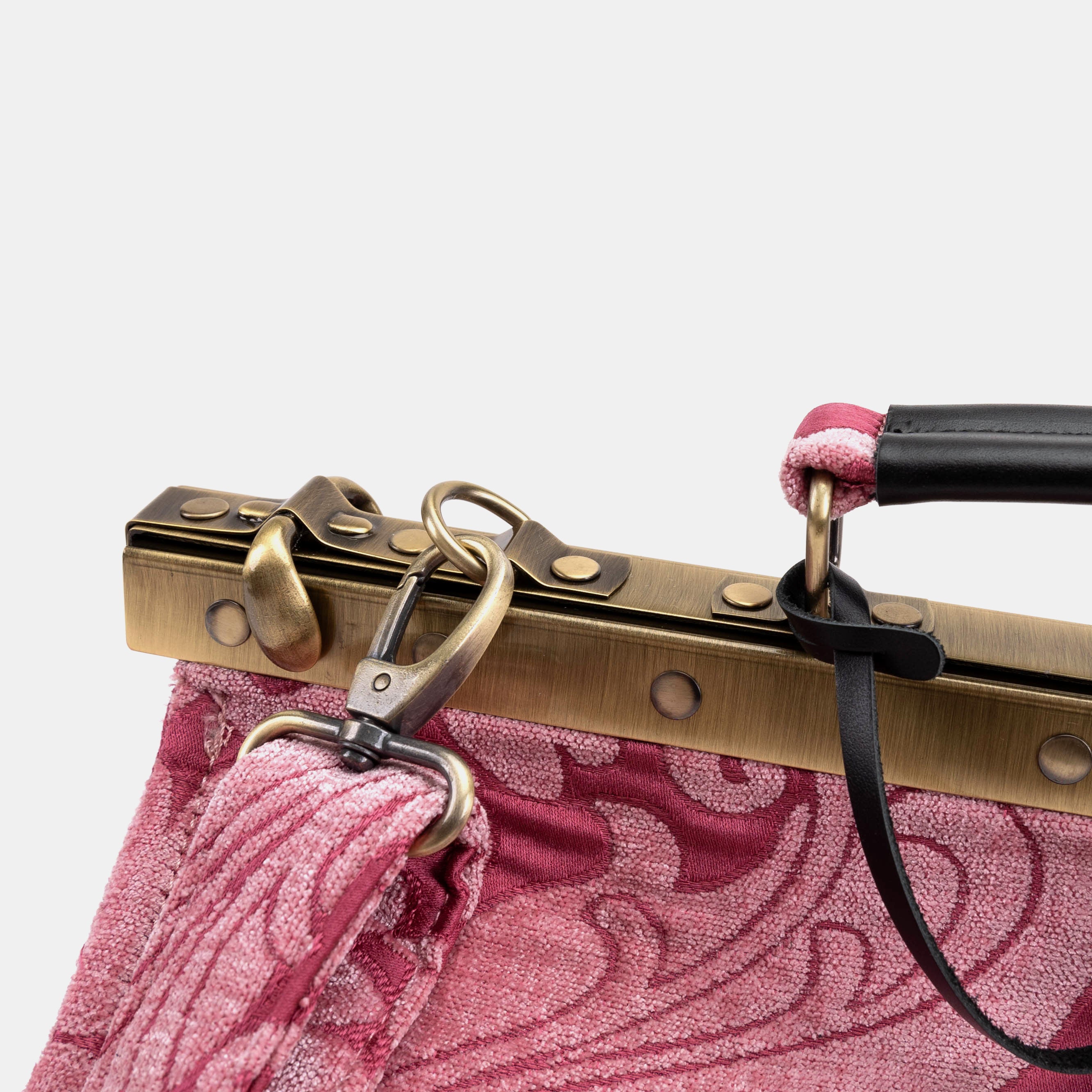 Queen Rose Pink Celine Carpet Gladstone Bag of America clasp
