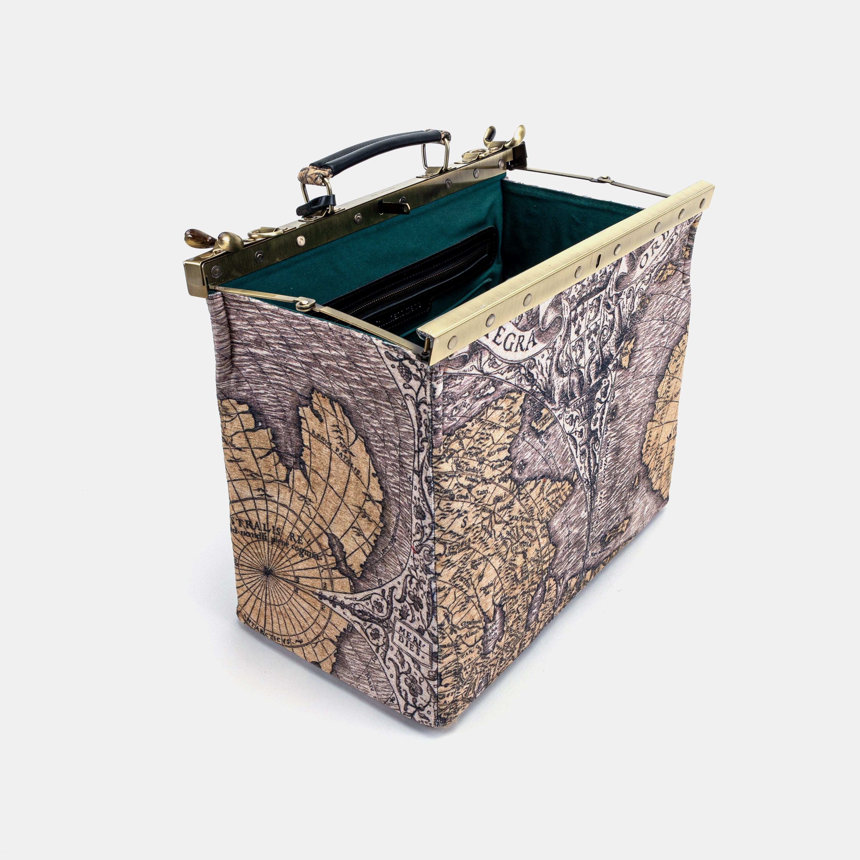 Ancient World Map Celine Carpet Gladstone Bag of America opening 