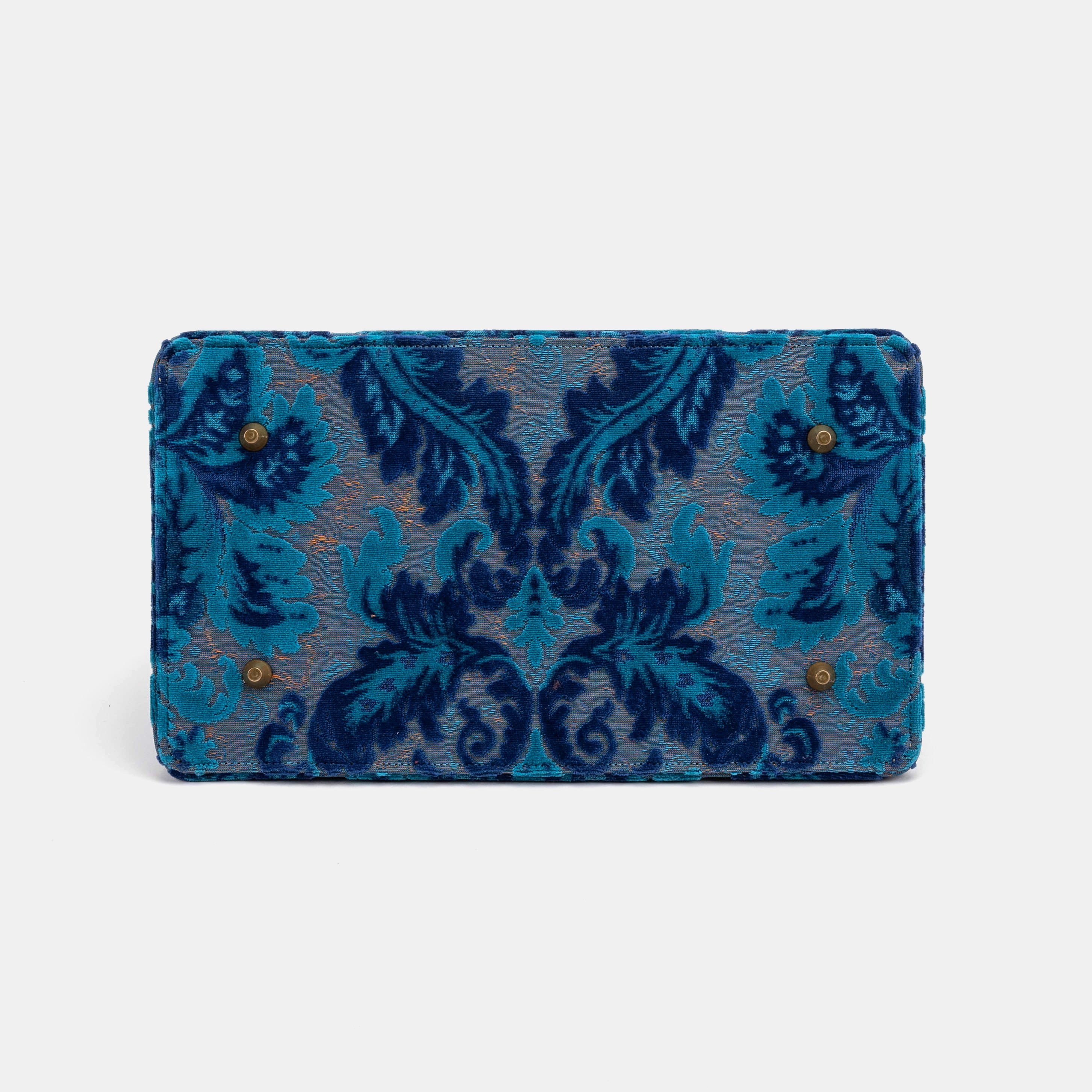 Burnout Velvet Revival Aqua Celine Carpet Gladstone Bag of America bottom