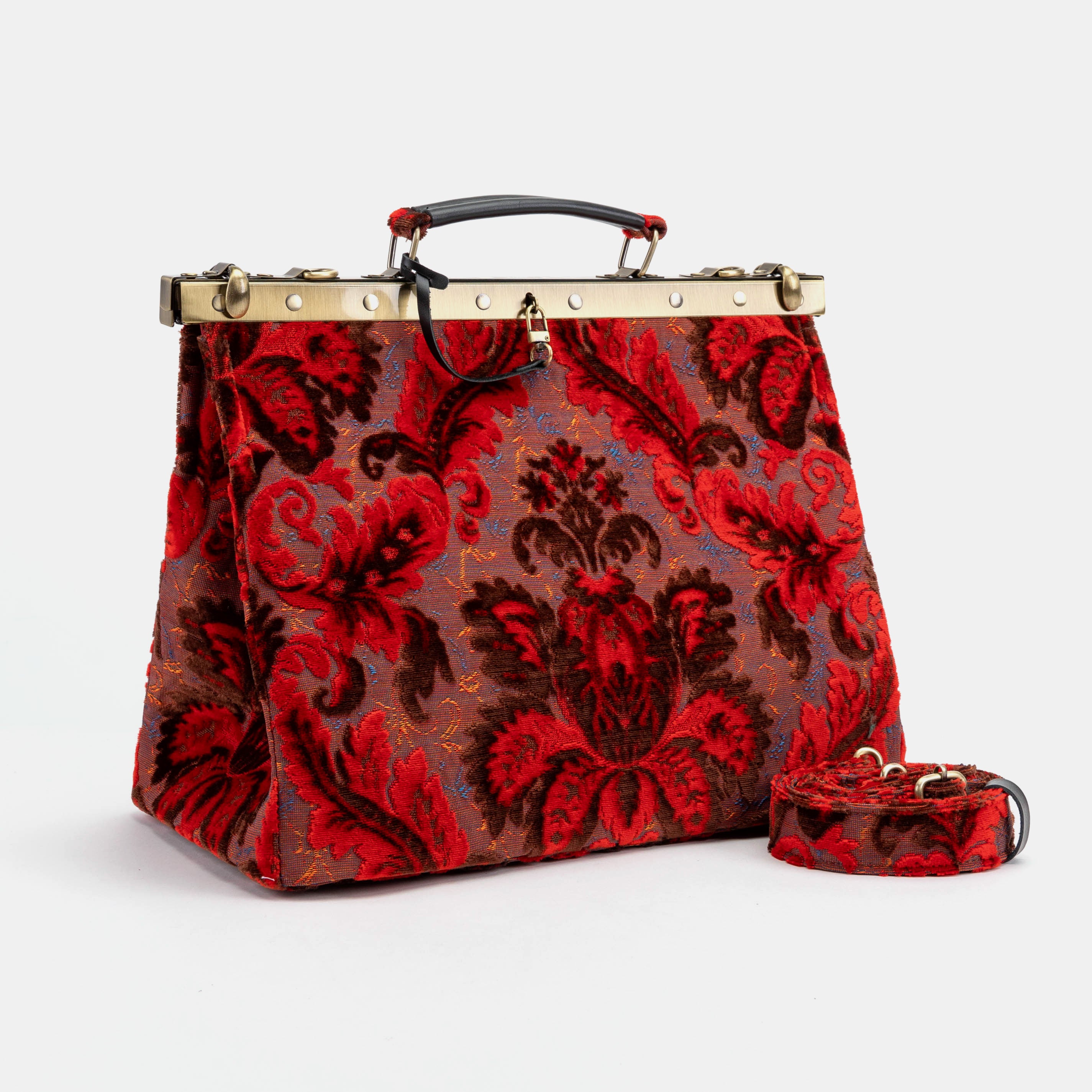Burnout Velvet Revival Scarlet Celine Carpet Gladstone Bag of America main