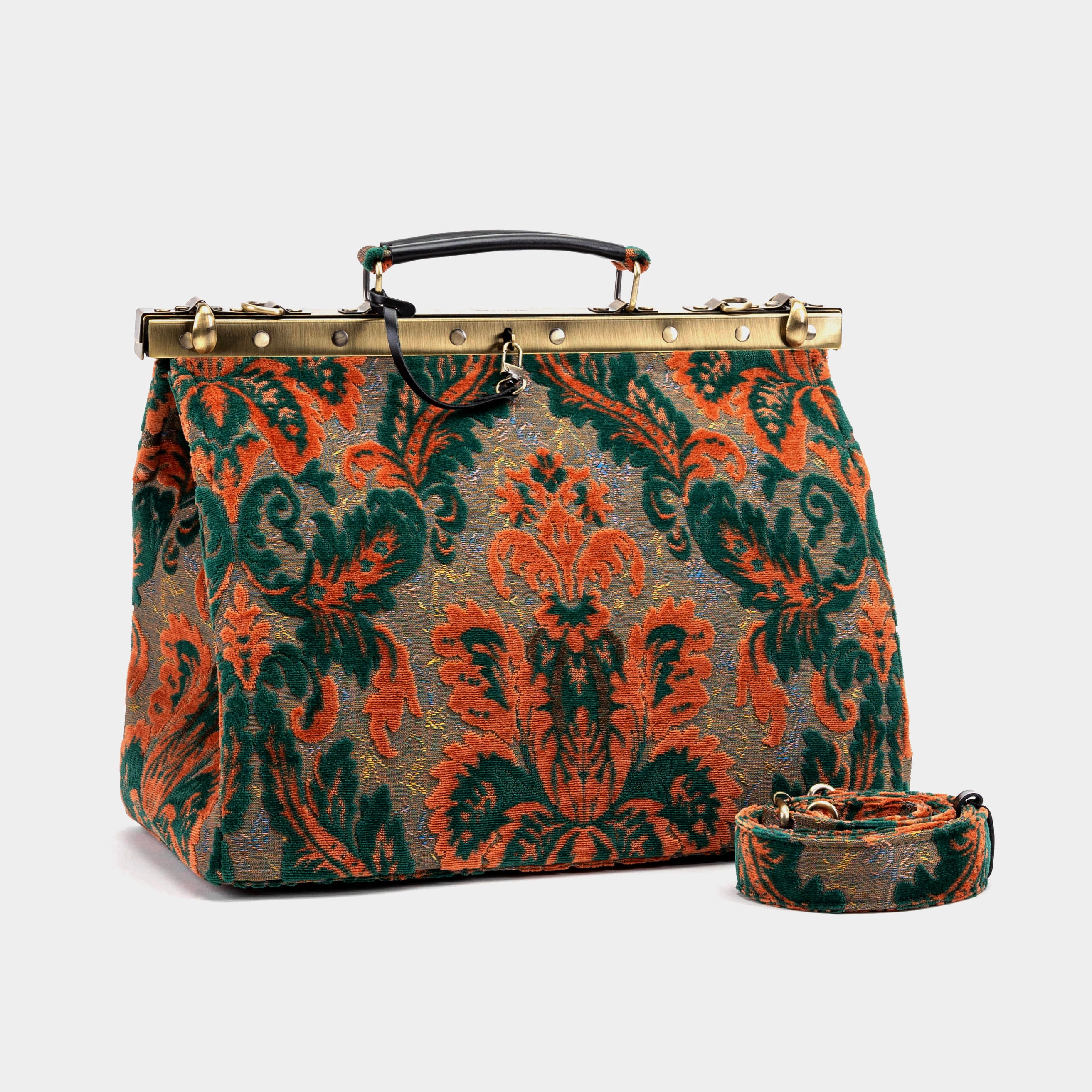 Burnout Velvet Revival Jade Celine Carpet Gladstone Bag of America main