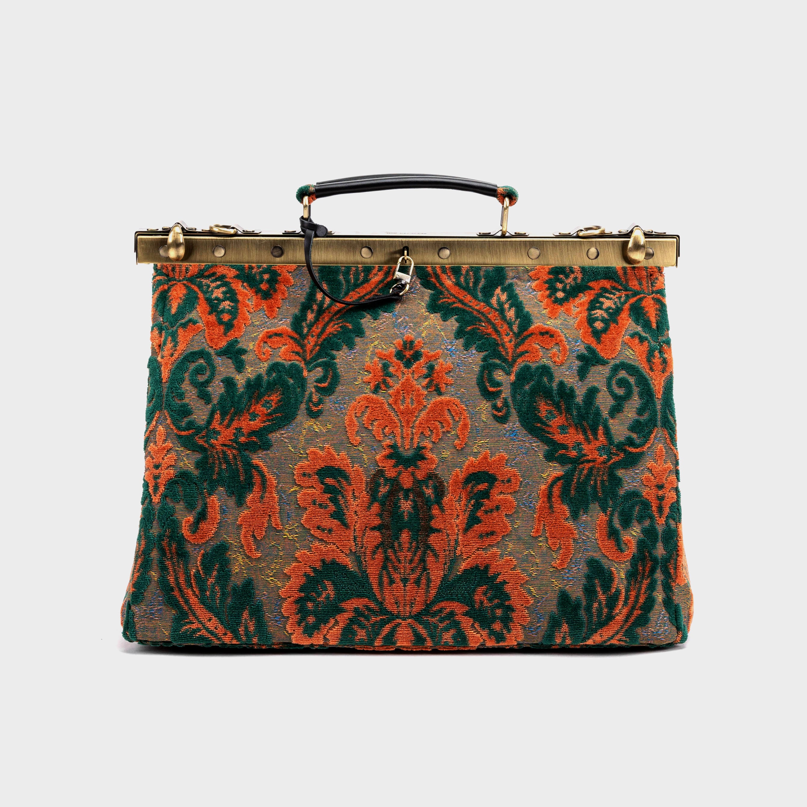 Burnout Velvet Revival Jade Celine Carpet Gladstone Bag of America front