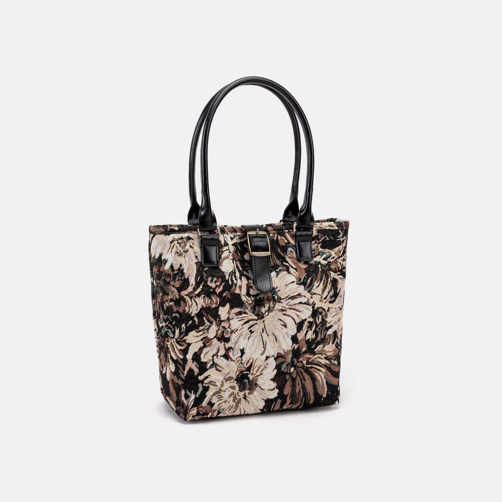 Blooming Daisy Black Everyday Tote