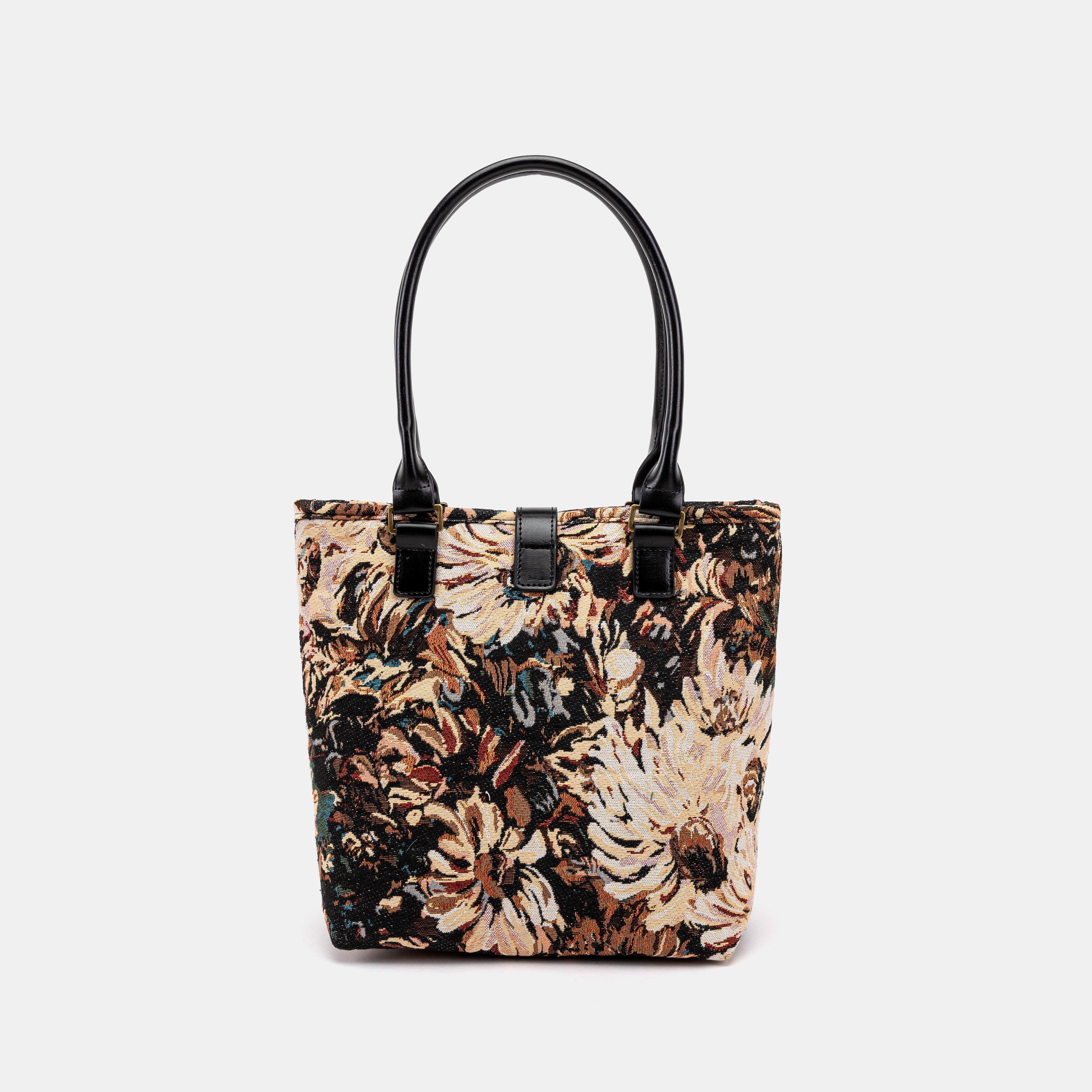 Blooming Daisy Black Everyday Tote