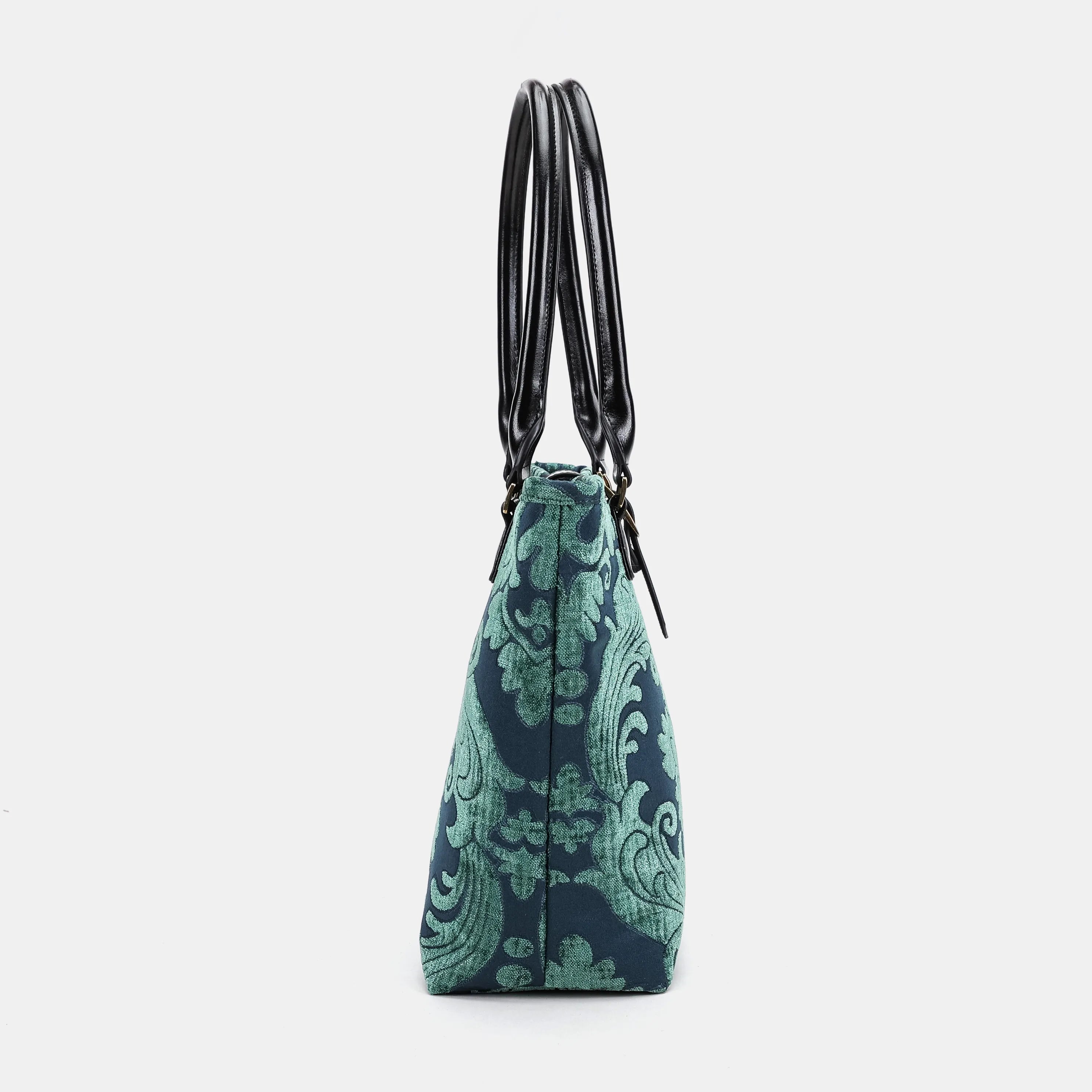 Queen Hunter Green Everyday Tote Bag SIDE