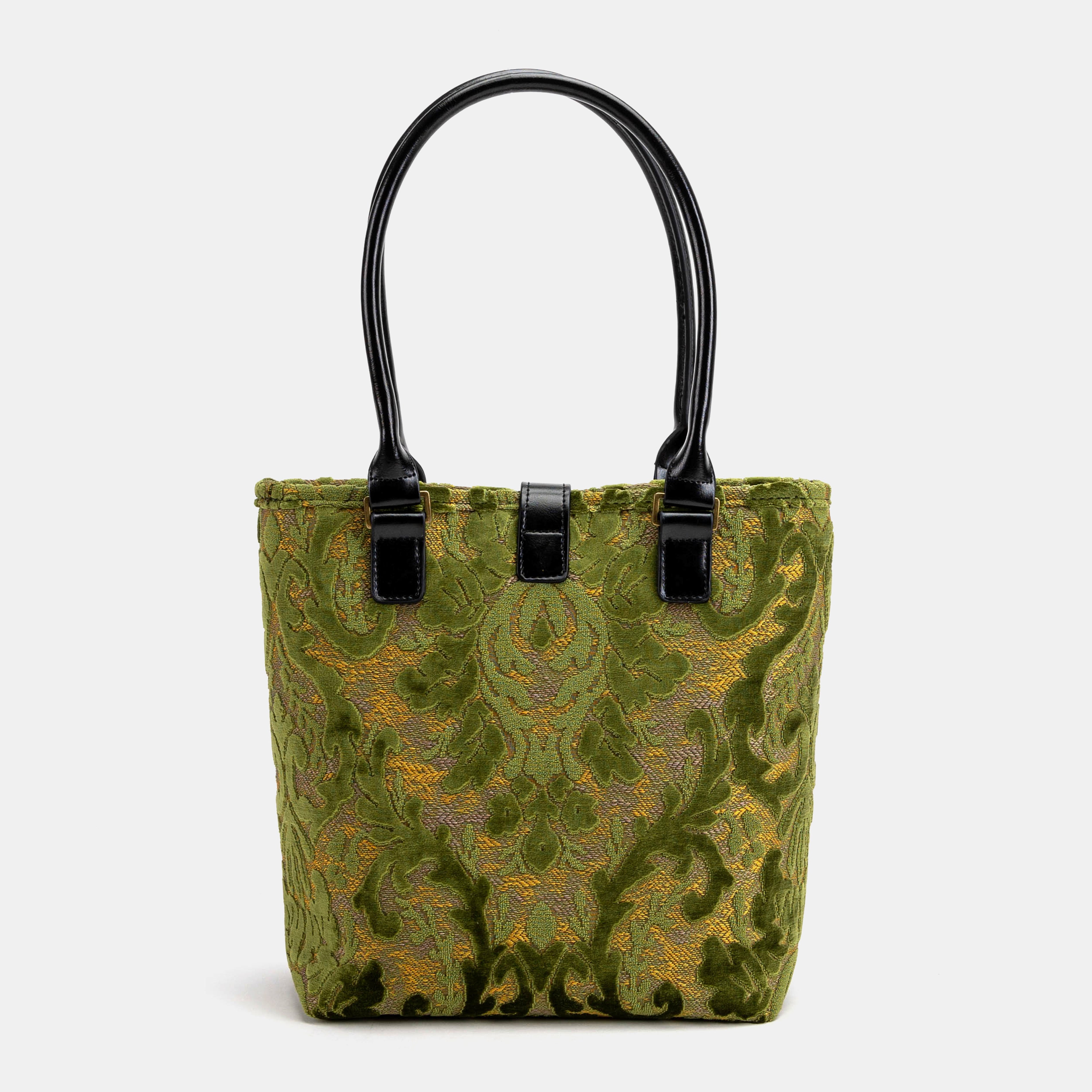 Burnout Velvet Fern Green Everyday Tote