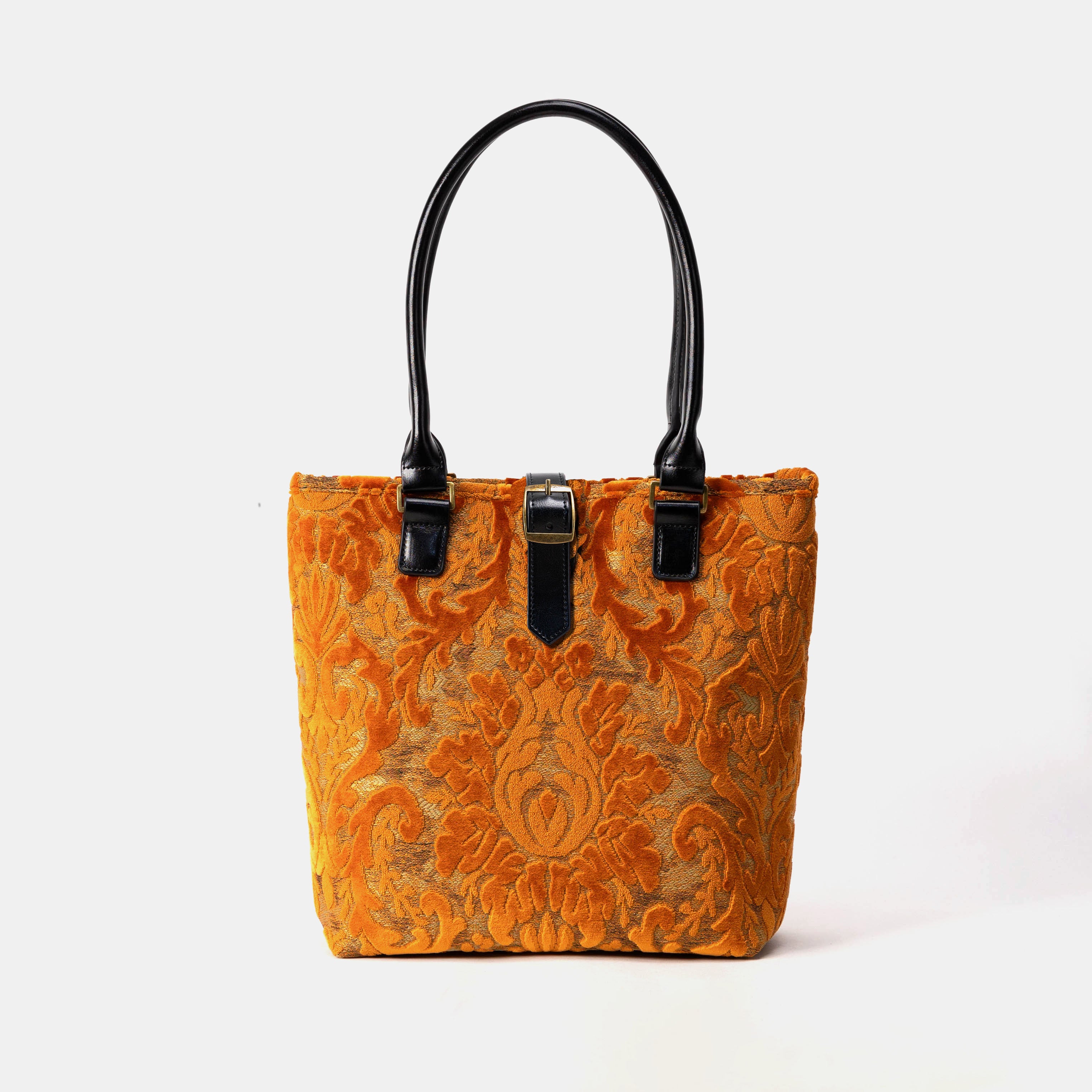 Burnout Velvet Orange Everyday Tote