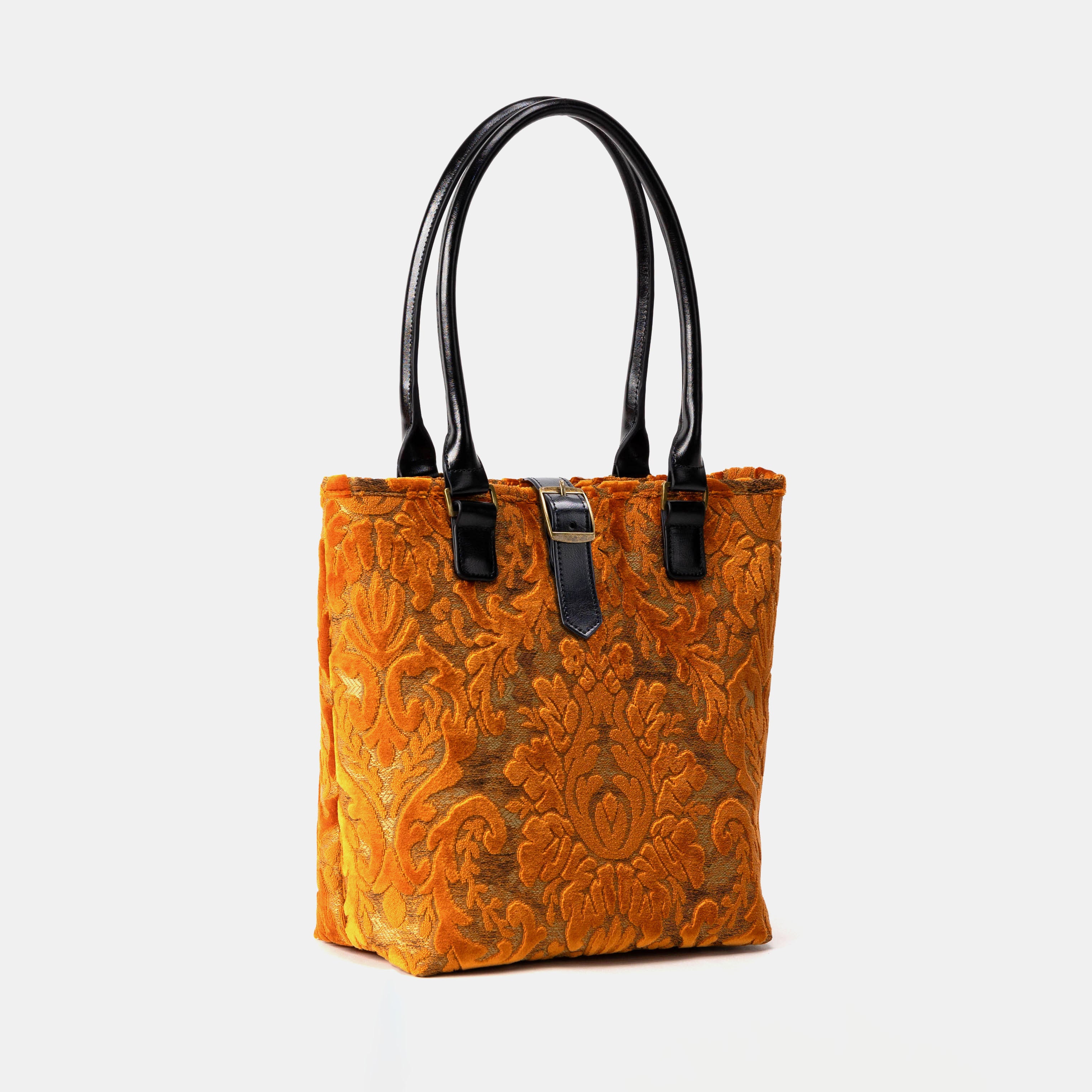 Burnout Velvet Orange Everyday Tote