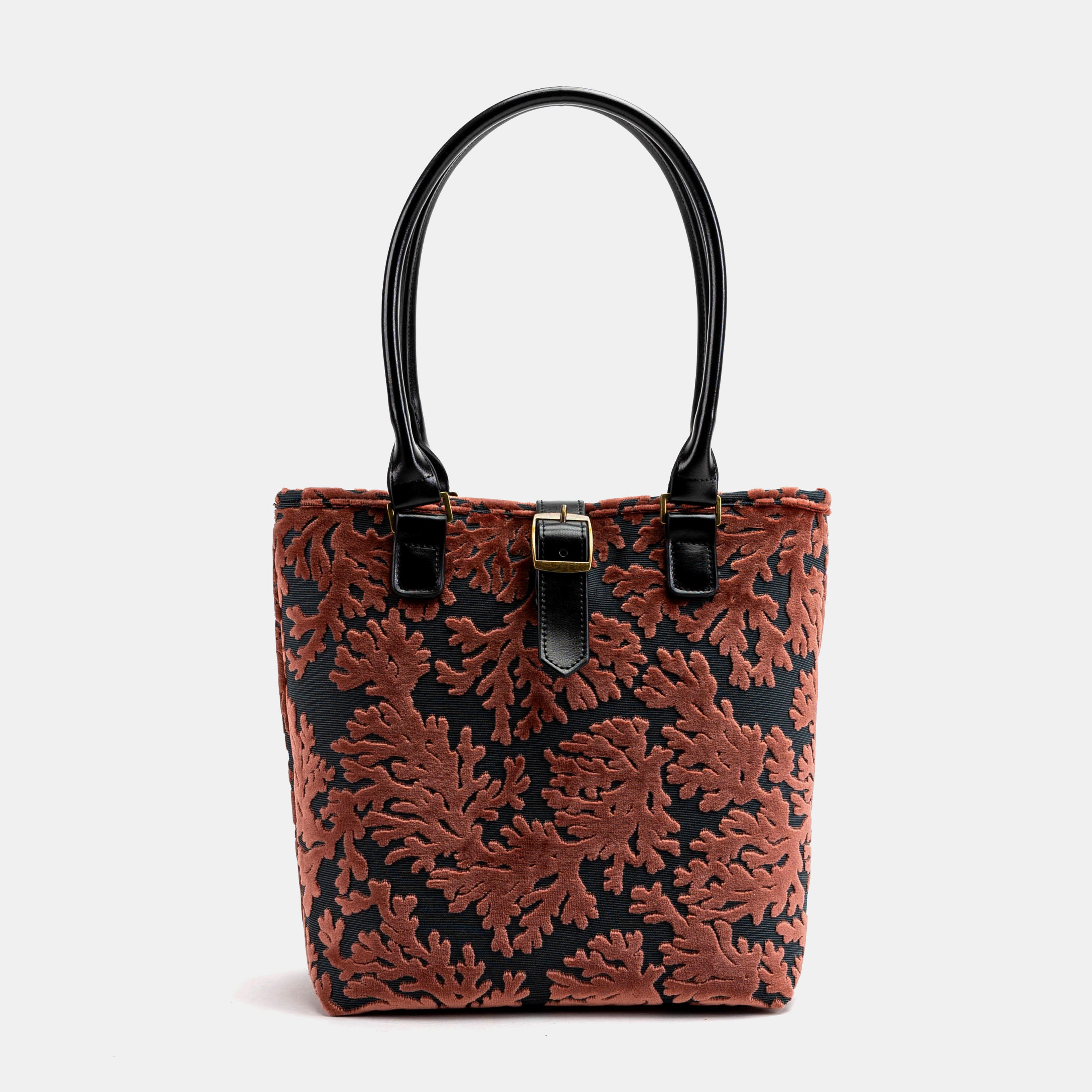 Burnout Velvet  St Tropez Scuba Coral Everyday Tote