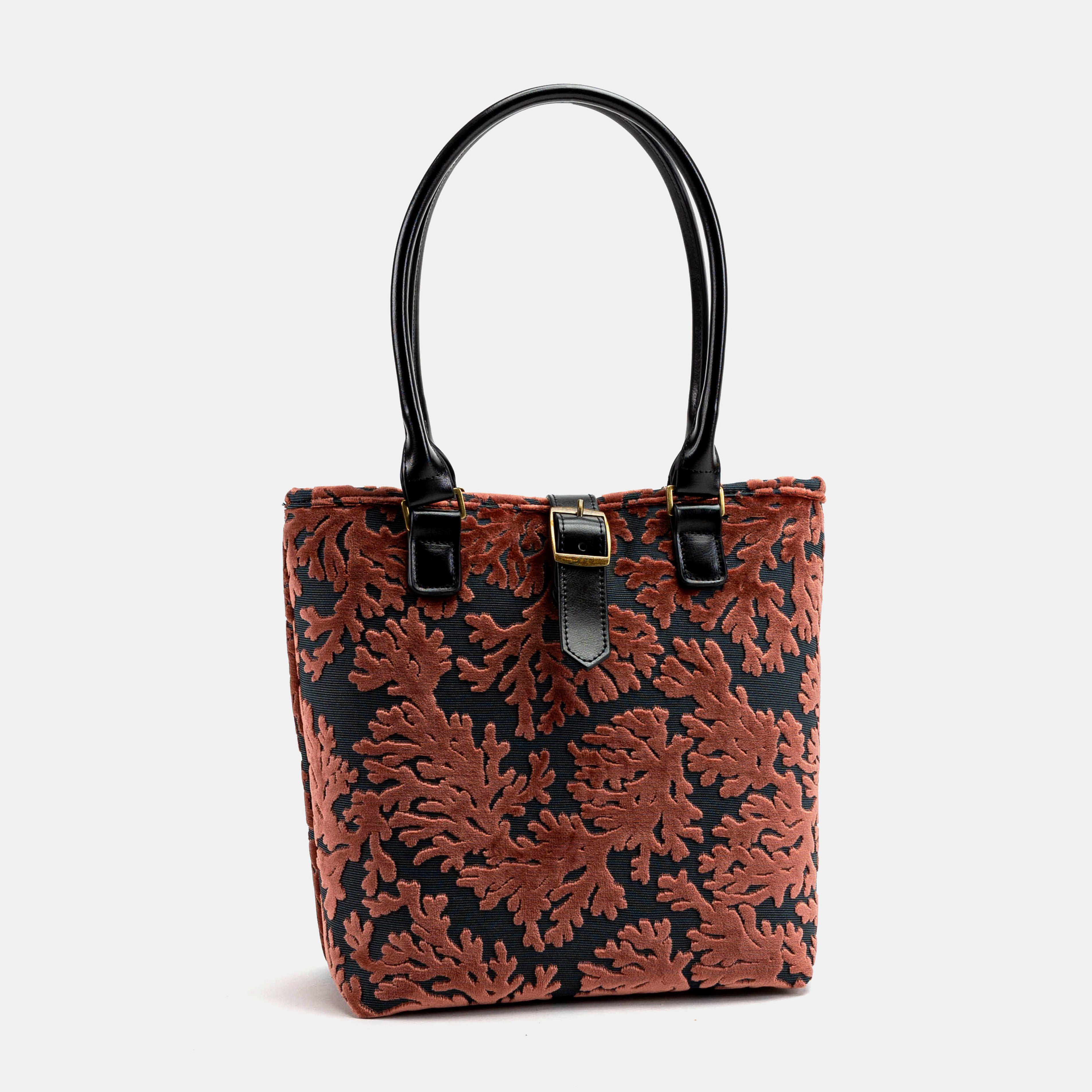 Burnout Velvet  St Tropez Scuba Coral Everyday Tote