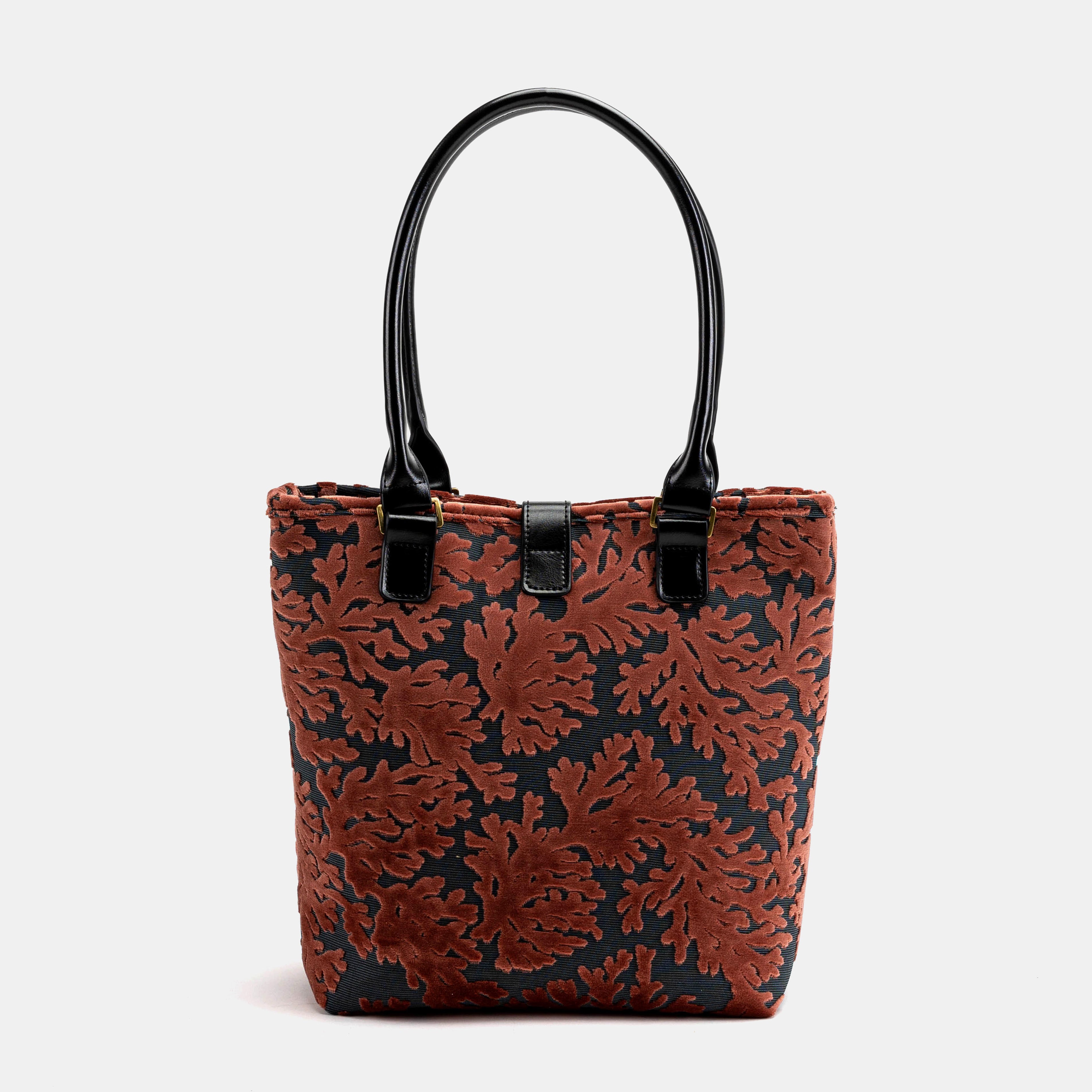 Burnout Velvet  St Tropez Scuba Coral Everyday Tote