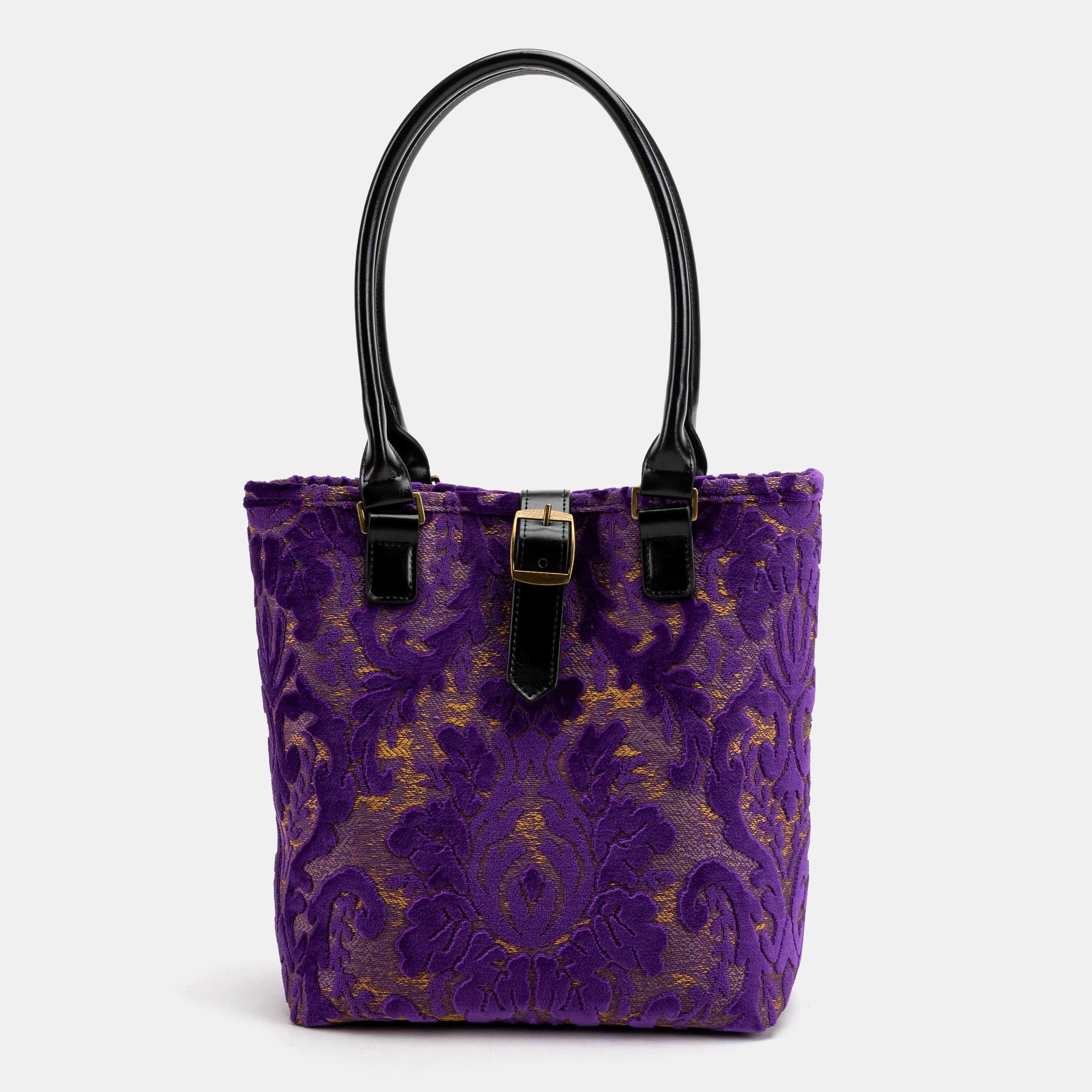 Burnout Velvet Purple Everyday Tote