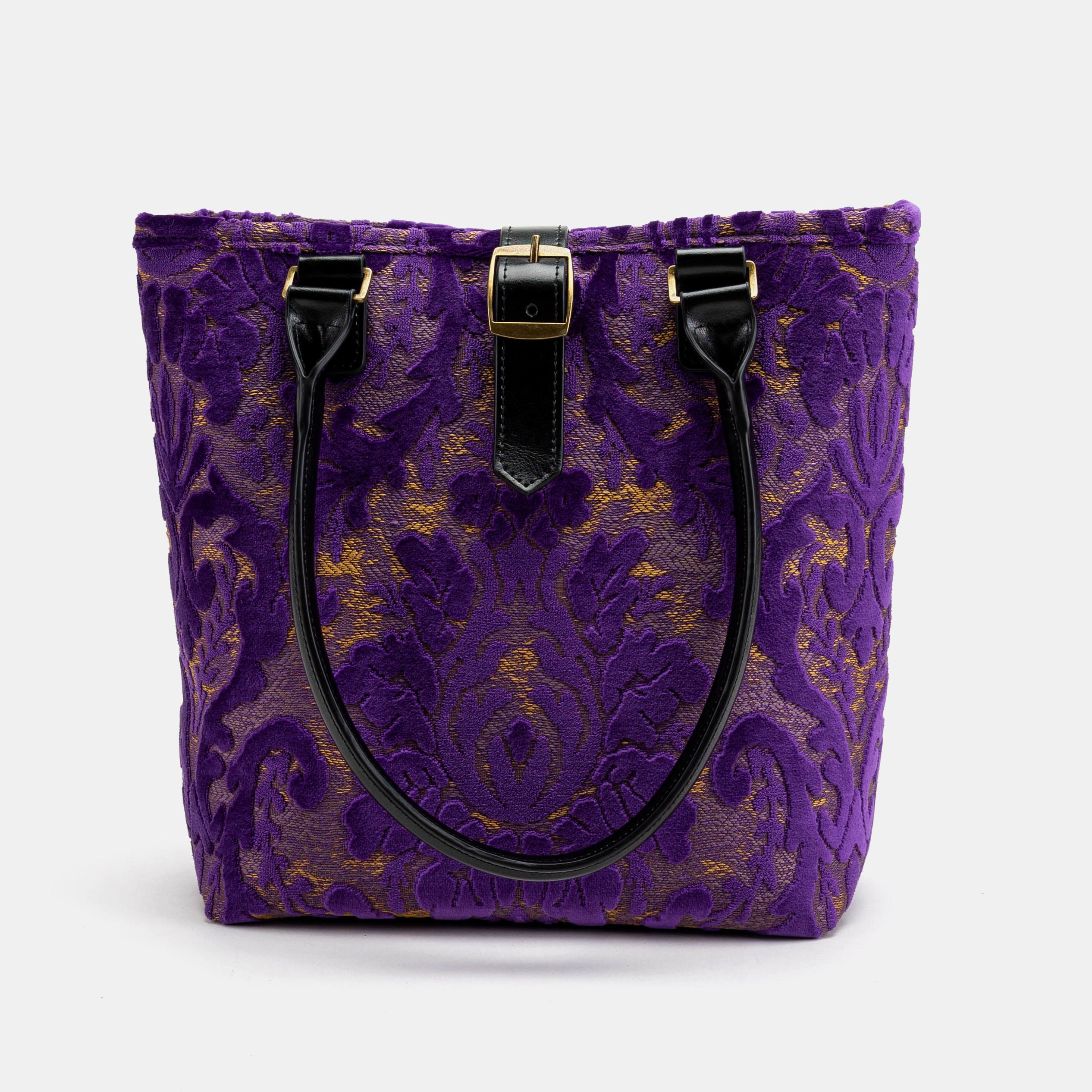 Burnout Velvet Purple Everyday Tote