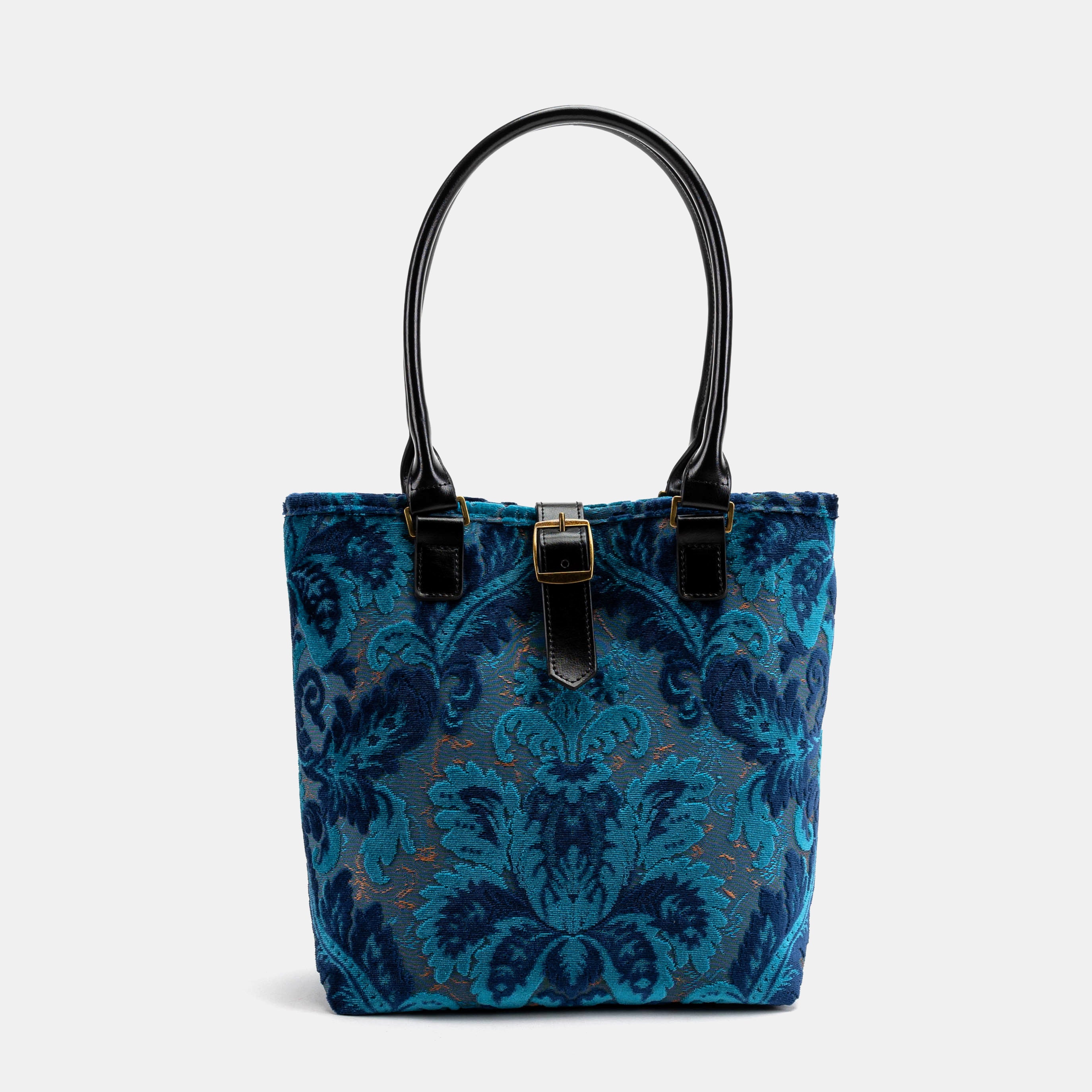 Burnout Velvet Revival Aqua Everyday Tote