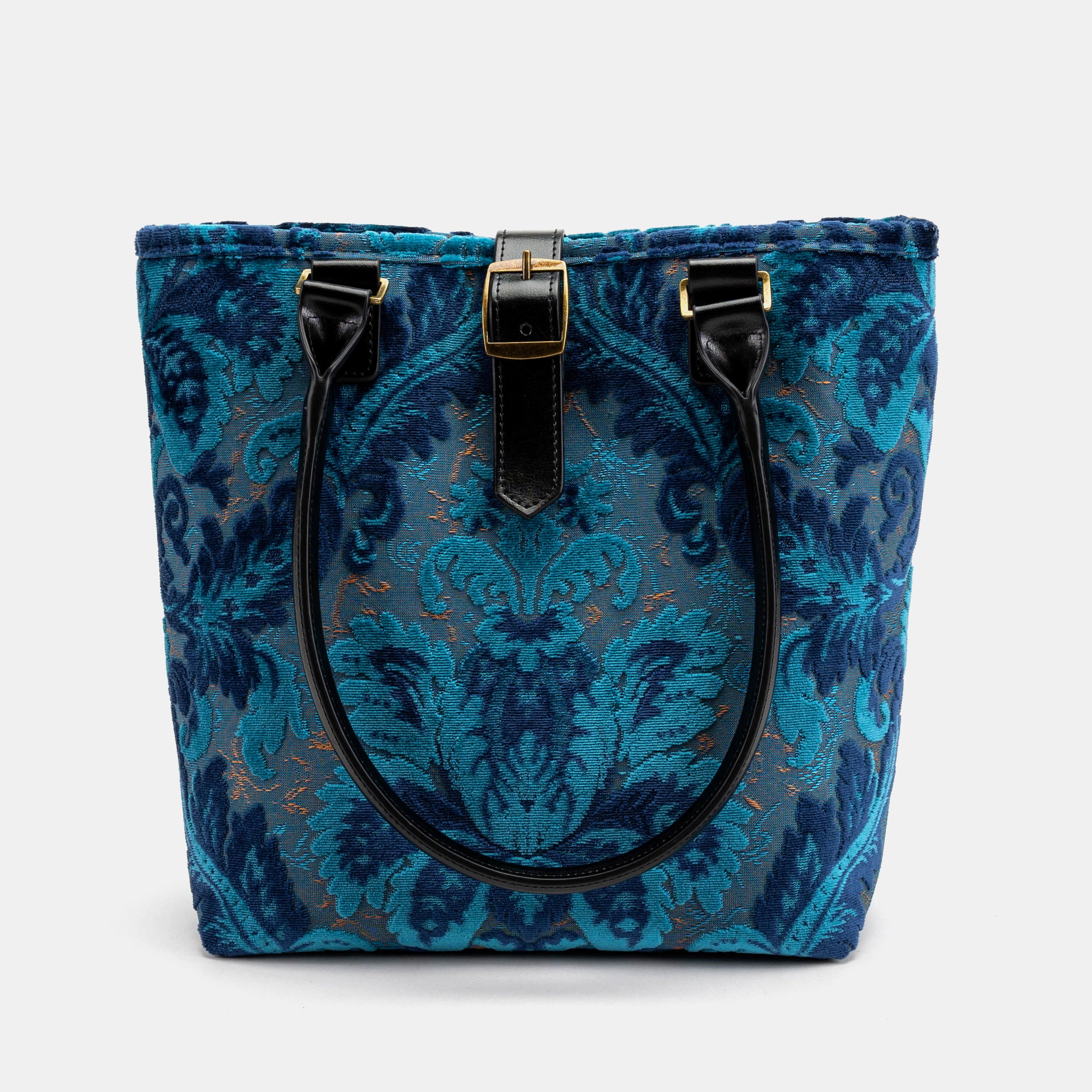 Burnout Velvet Revival Aqua Everyday Tote