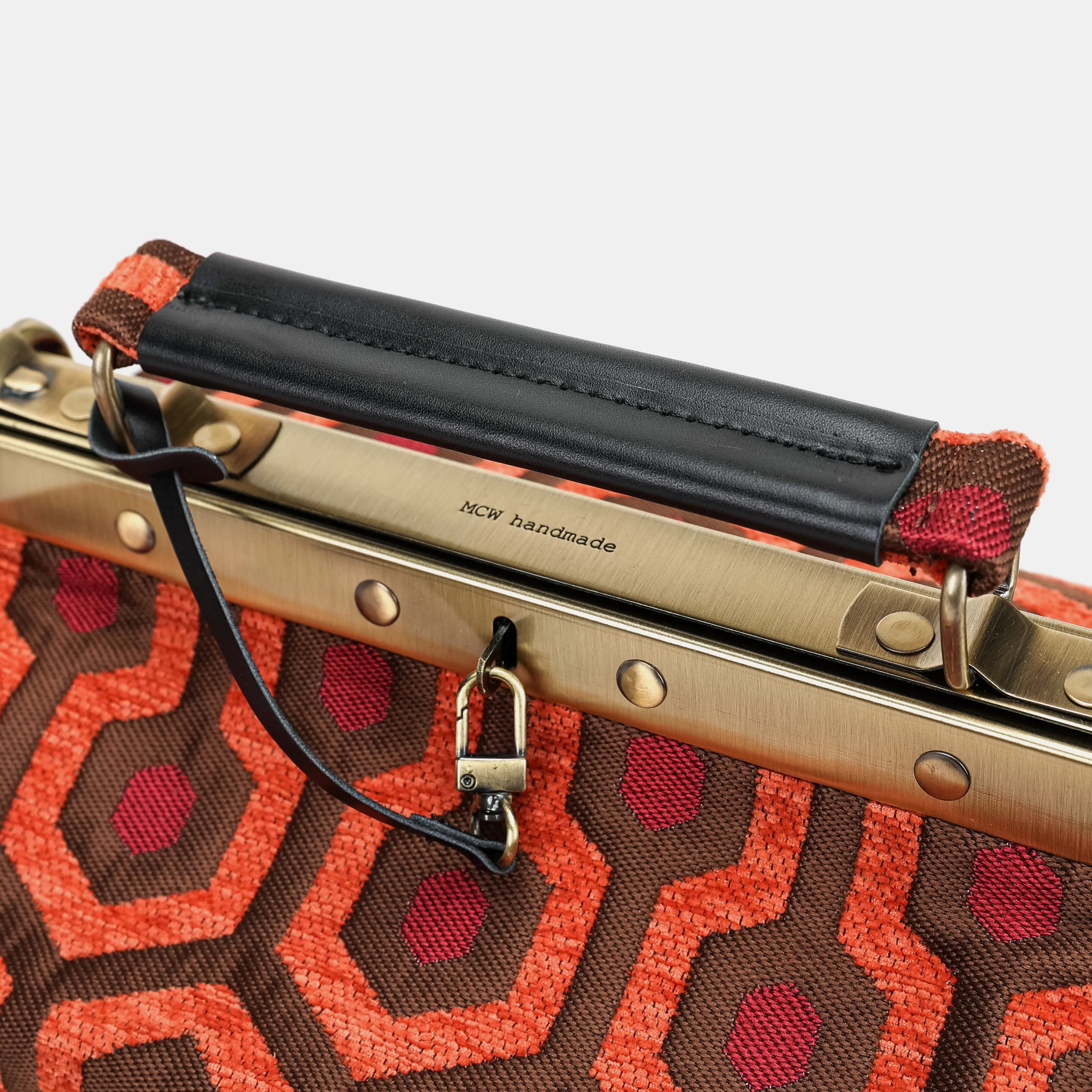 The Shining Overlook Hotel Vivienne Carpet Purse Gladstone Bag logo