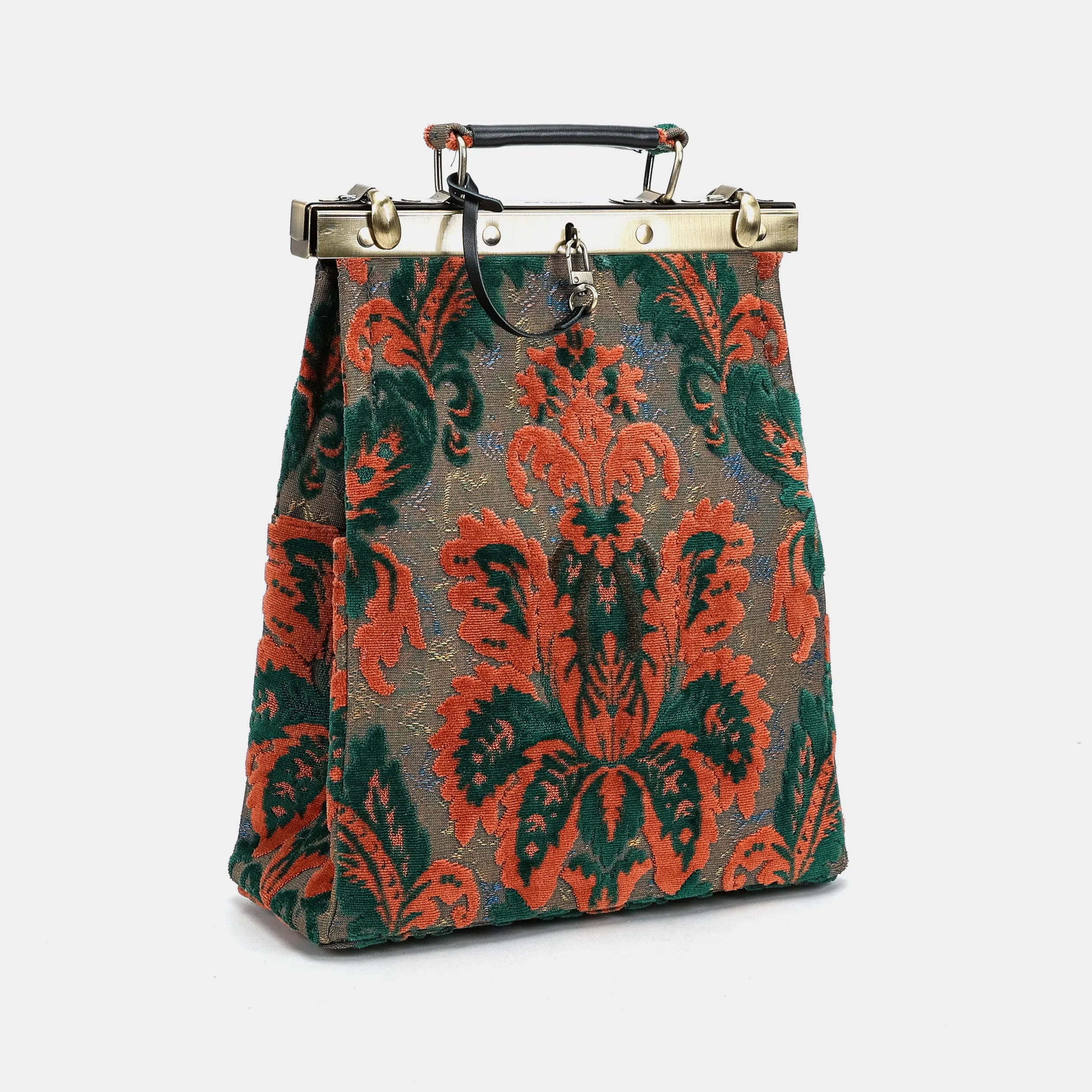 Burnout Velvet Revival Jade Helena Carpet Gladstone Backpack America side