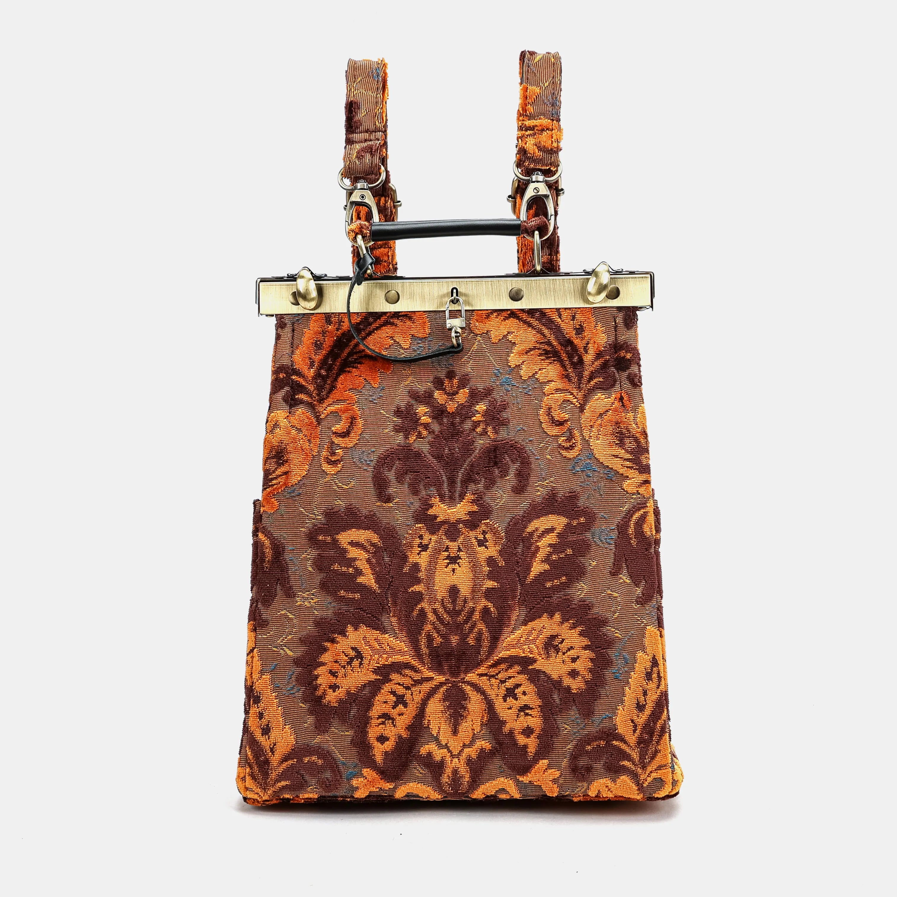 Burnout Velvet Revival Sienna Helena Carpet Gladstone Backpack main