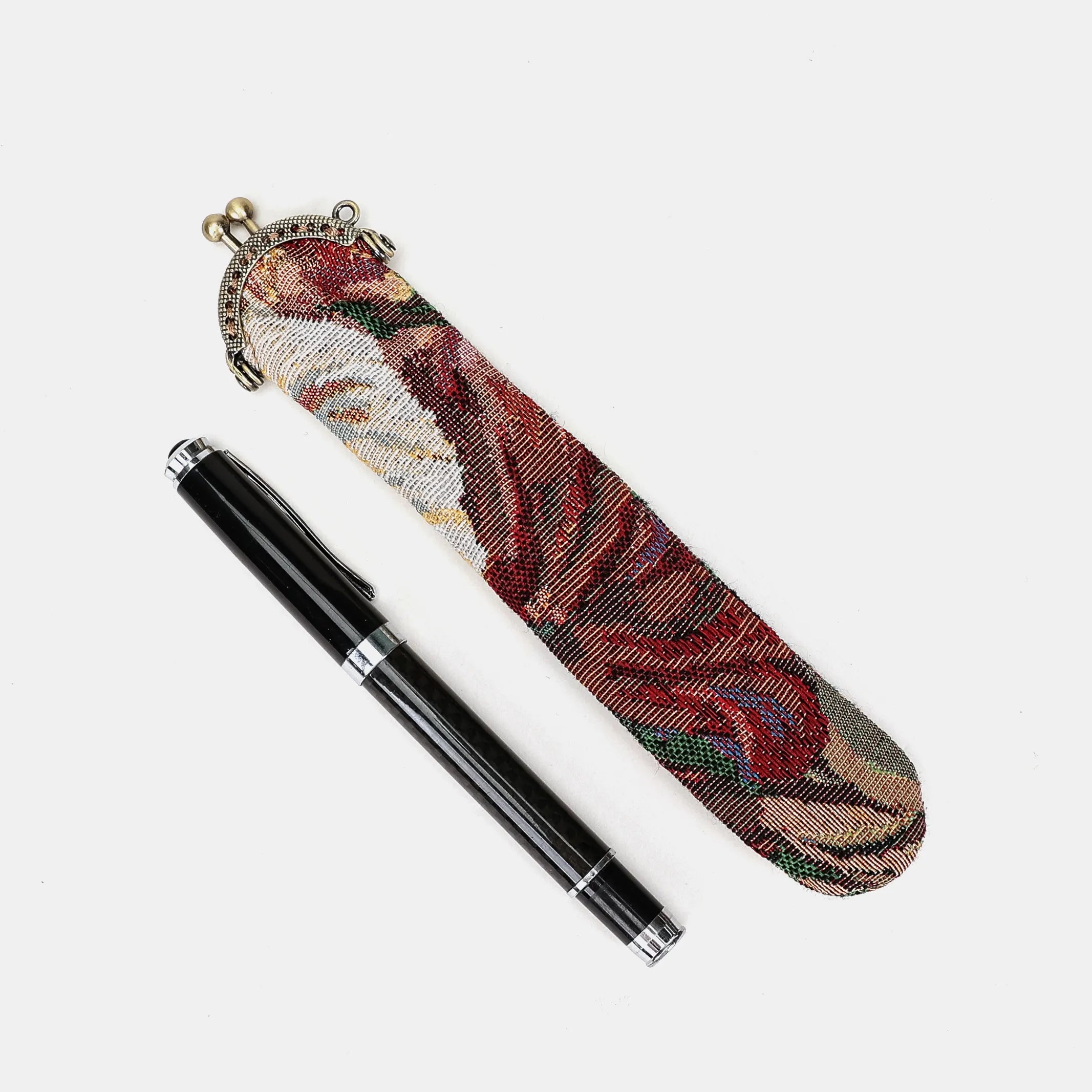 Rose Bush Solo Pen Case of Carpetbag America main