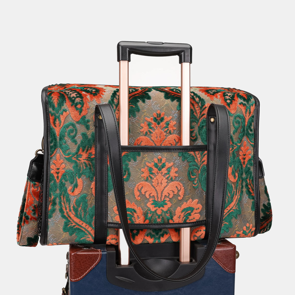 Burnout Velvet Revival Jade Vintage Carpet Diaper Bag of America luggage sleeve