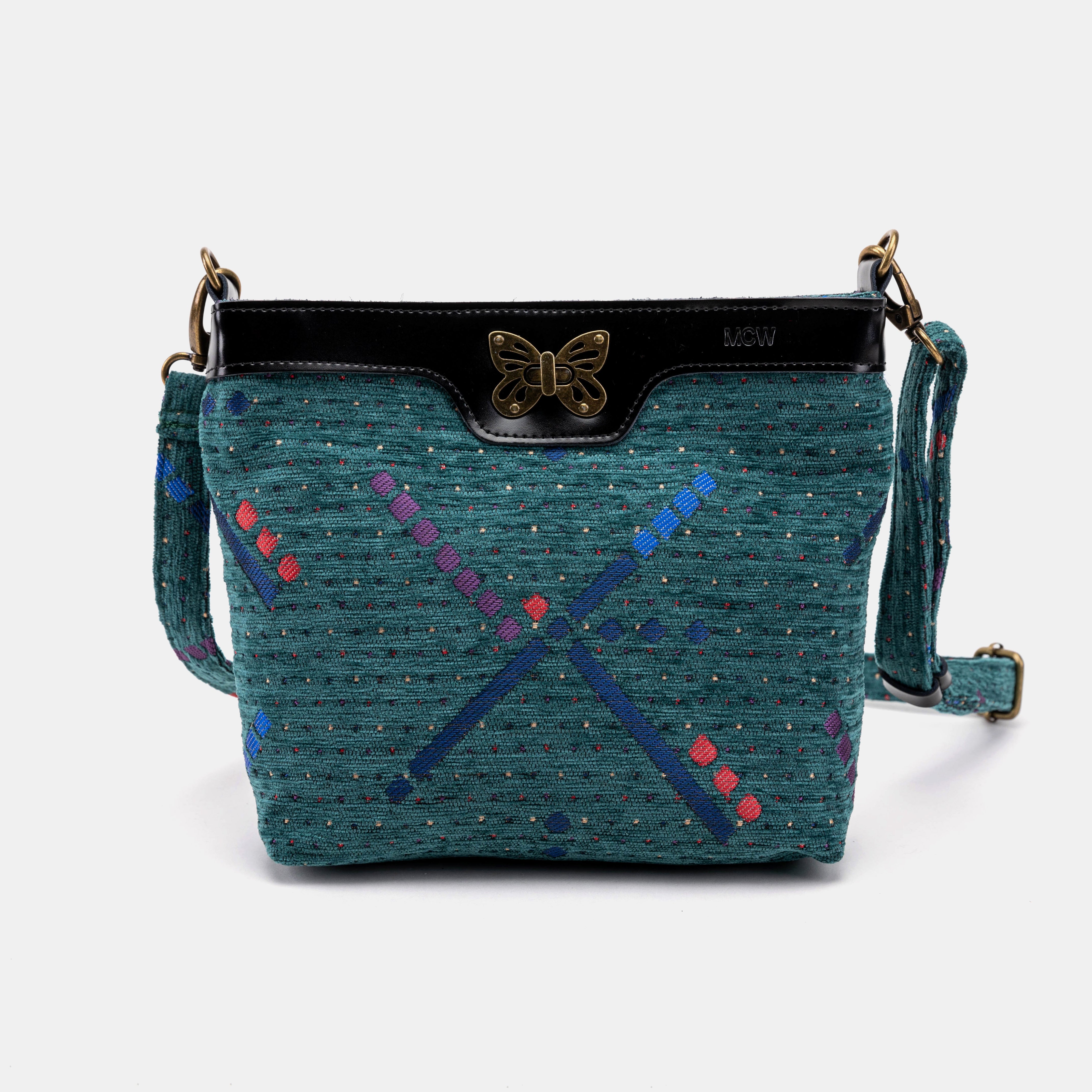 PDX Portland Airport Butterfly Crossbody Bag