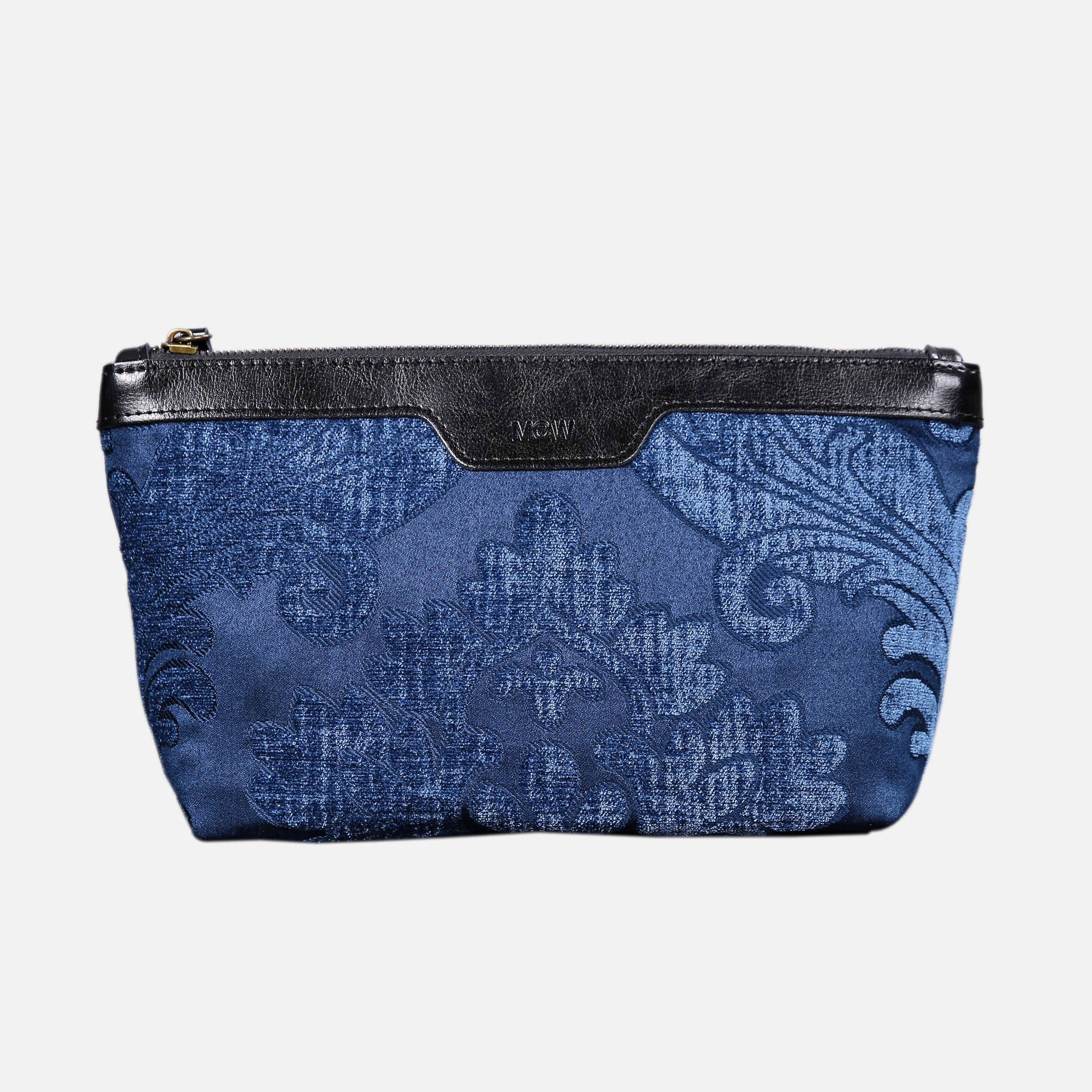 Queen Royal Blue Carpet Makeup Bag carpet bag MCW Handmade