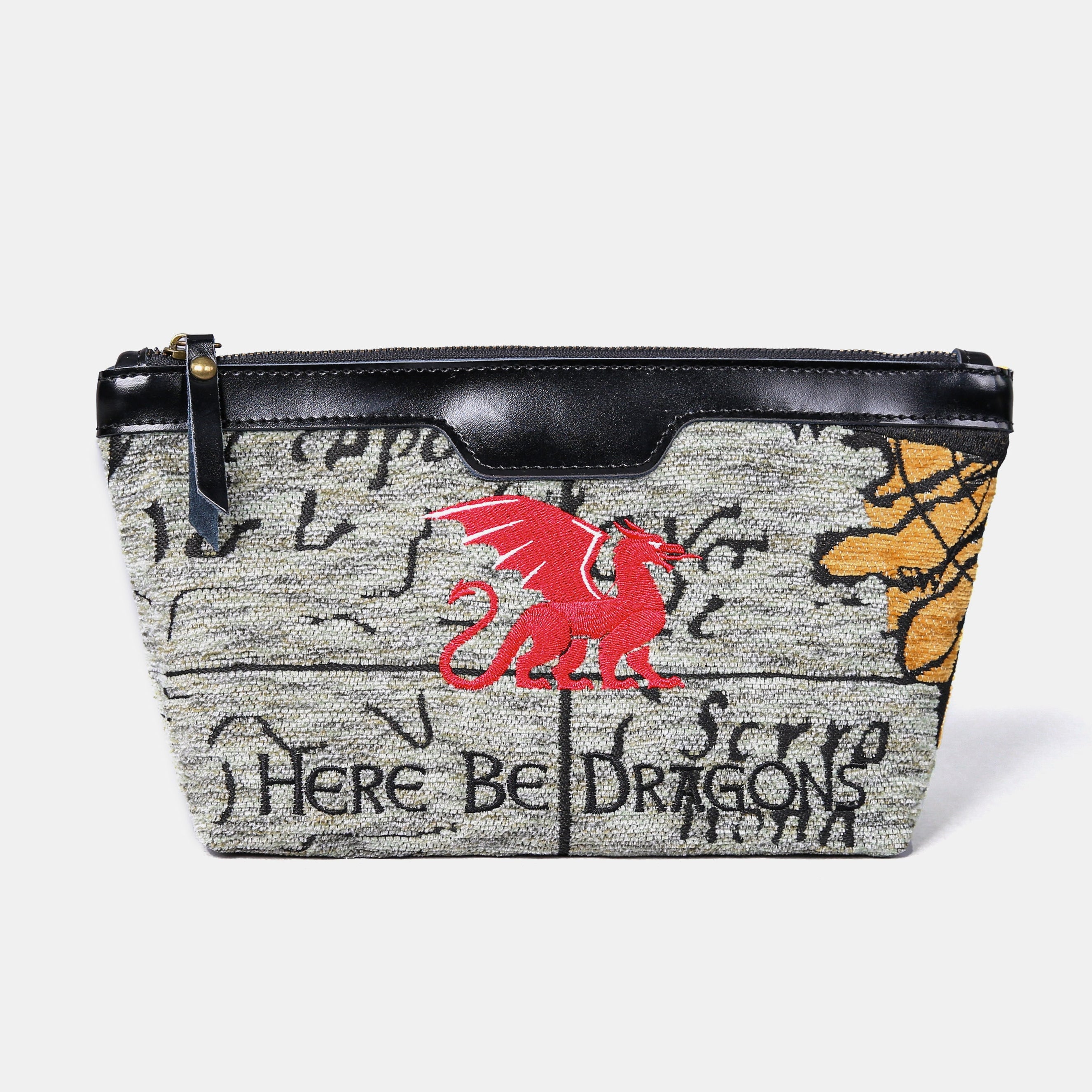 Here Be Dragons Carpet Makeup Bag