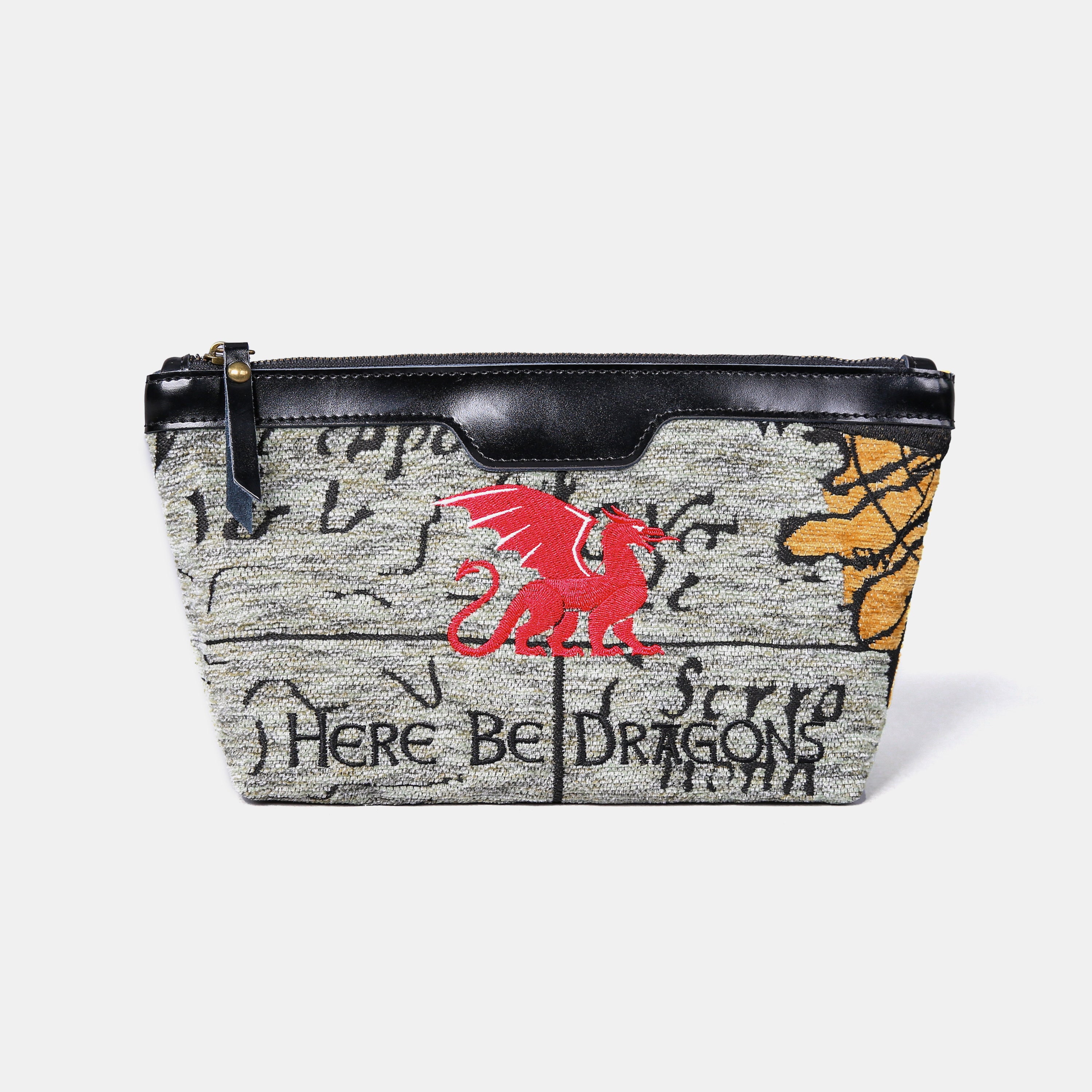 Here Be Dragons Carpet Makeup Bag