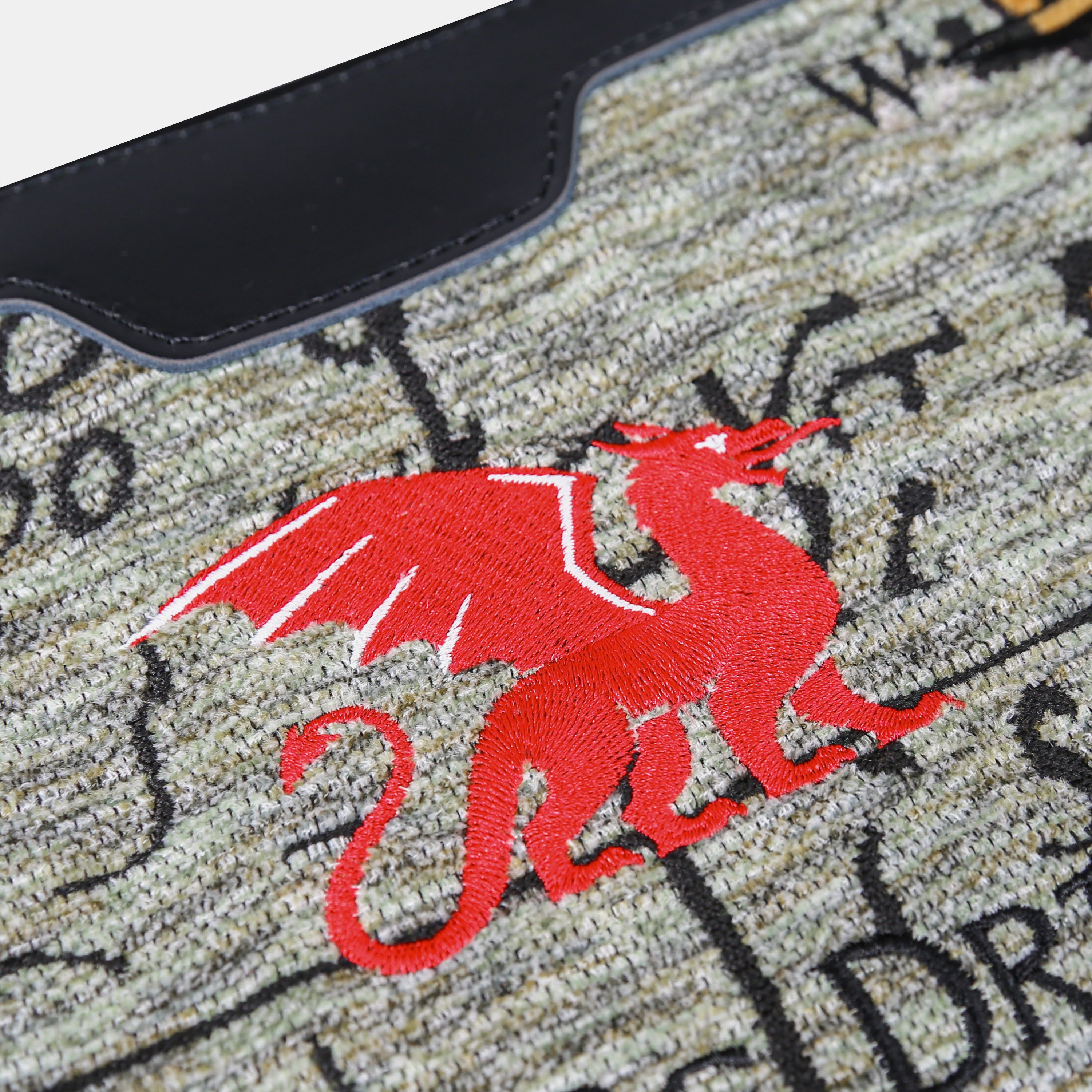 Here Be Dragons Wristlet Clutch