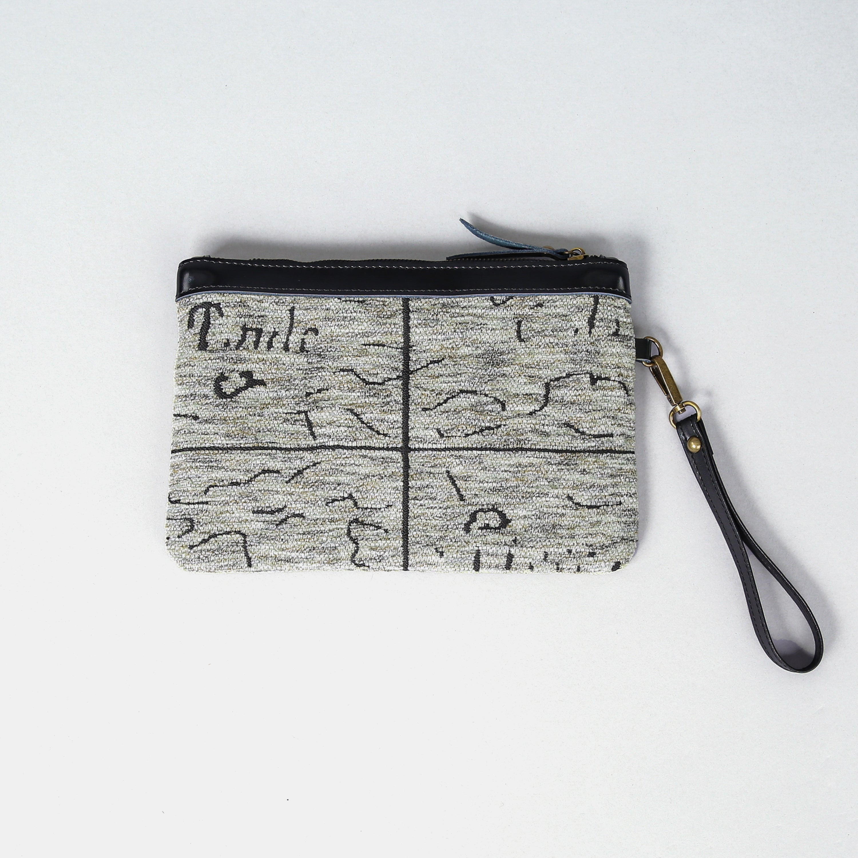 Here Be Dragons Wristlet Clutch