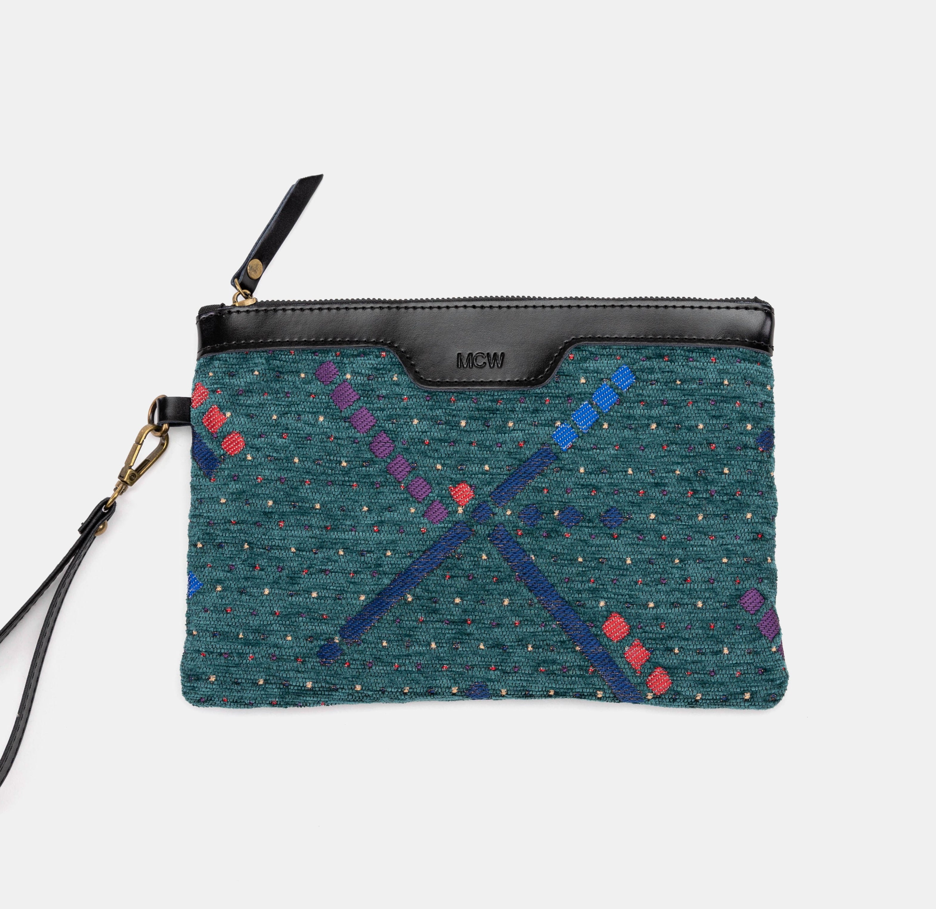 PDX Portland Airport Wristlet Clutch front