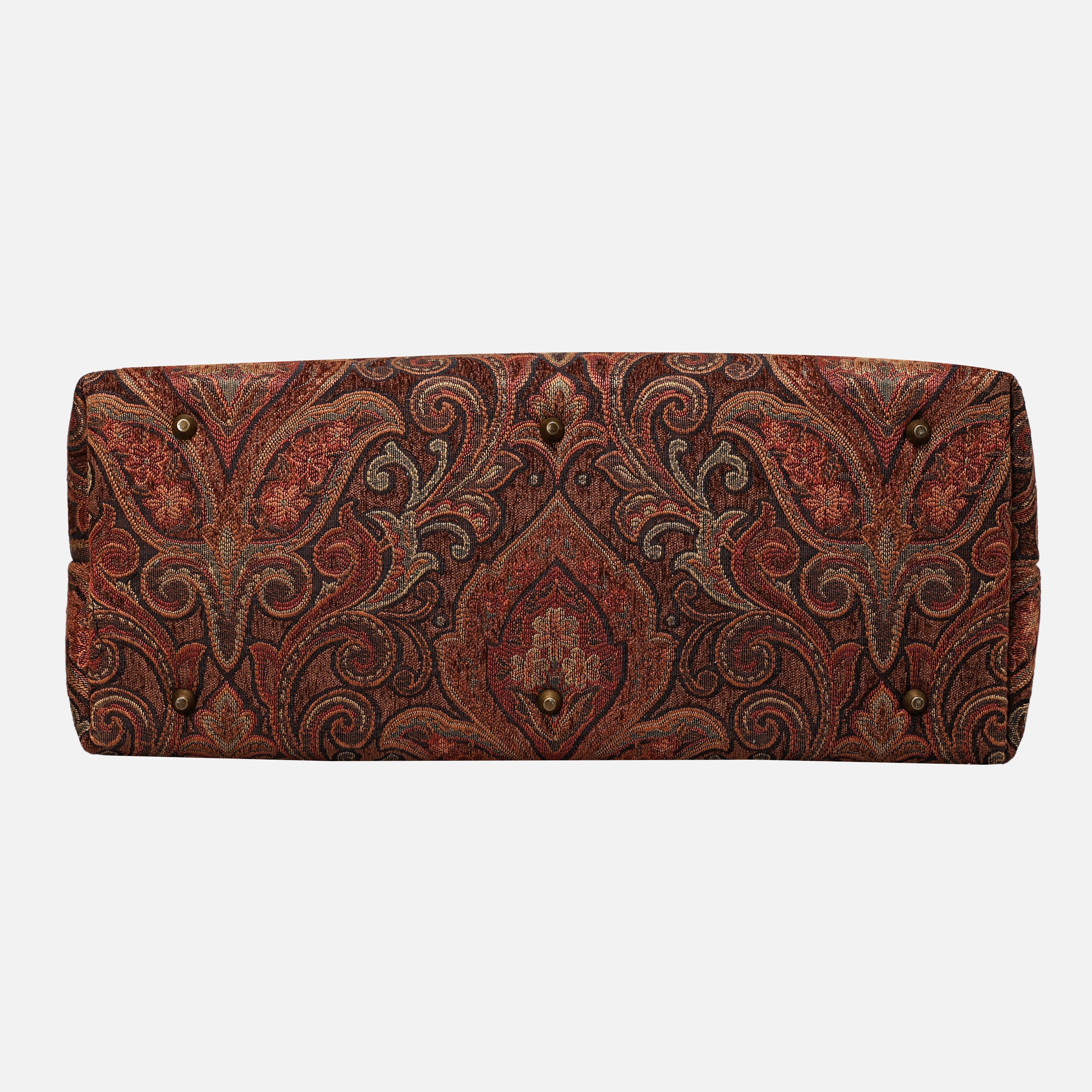 Damask D. Brown Men's Carpetbag carpet bag MCW Handmade-5