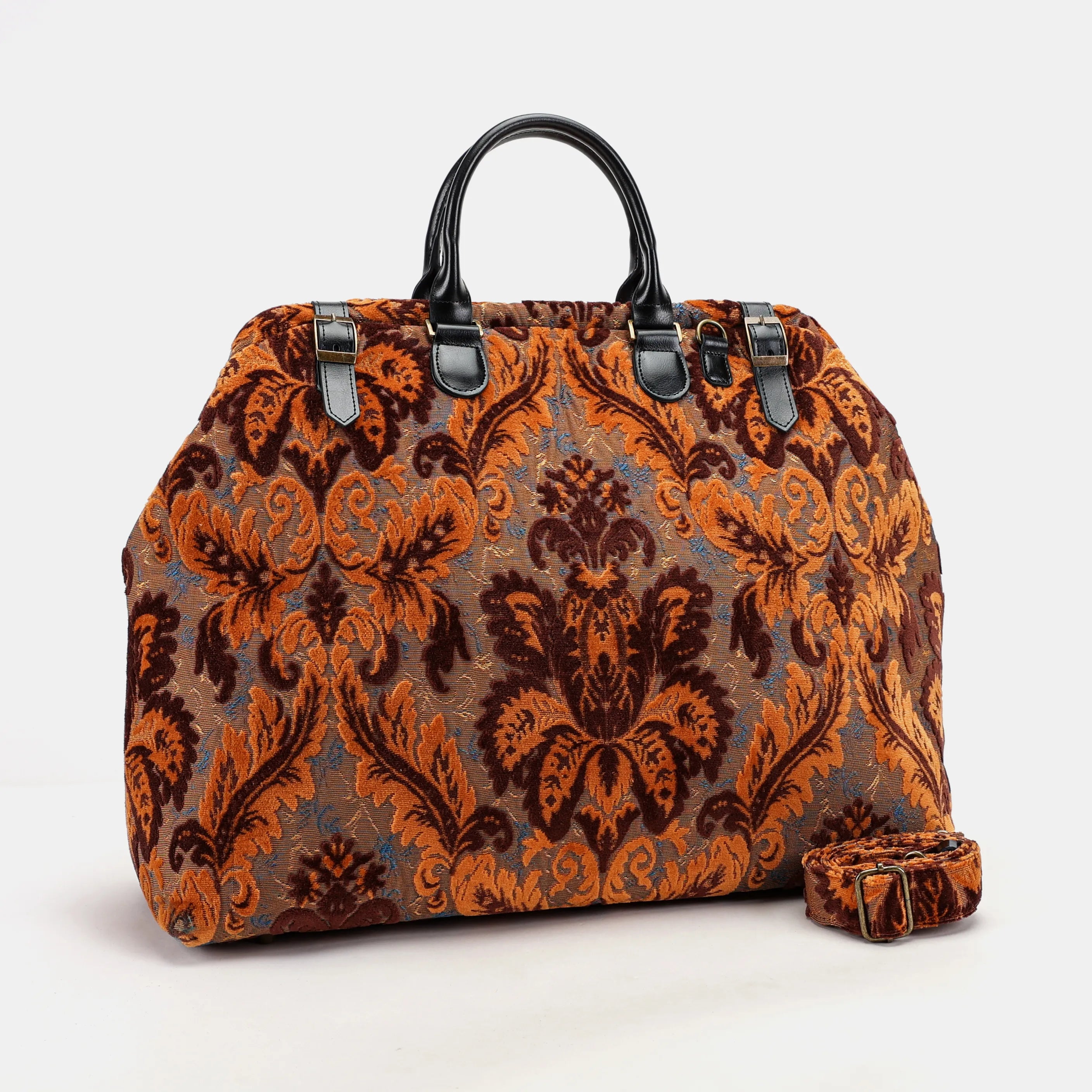 Burnout Velvet Revival Sienna Men's Carpetbag Carpetbag of America main