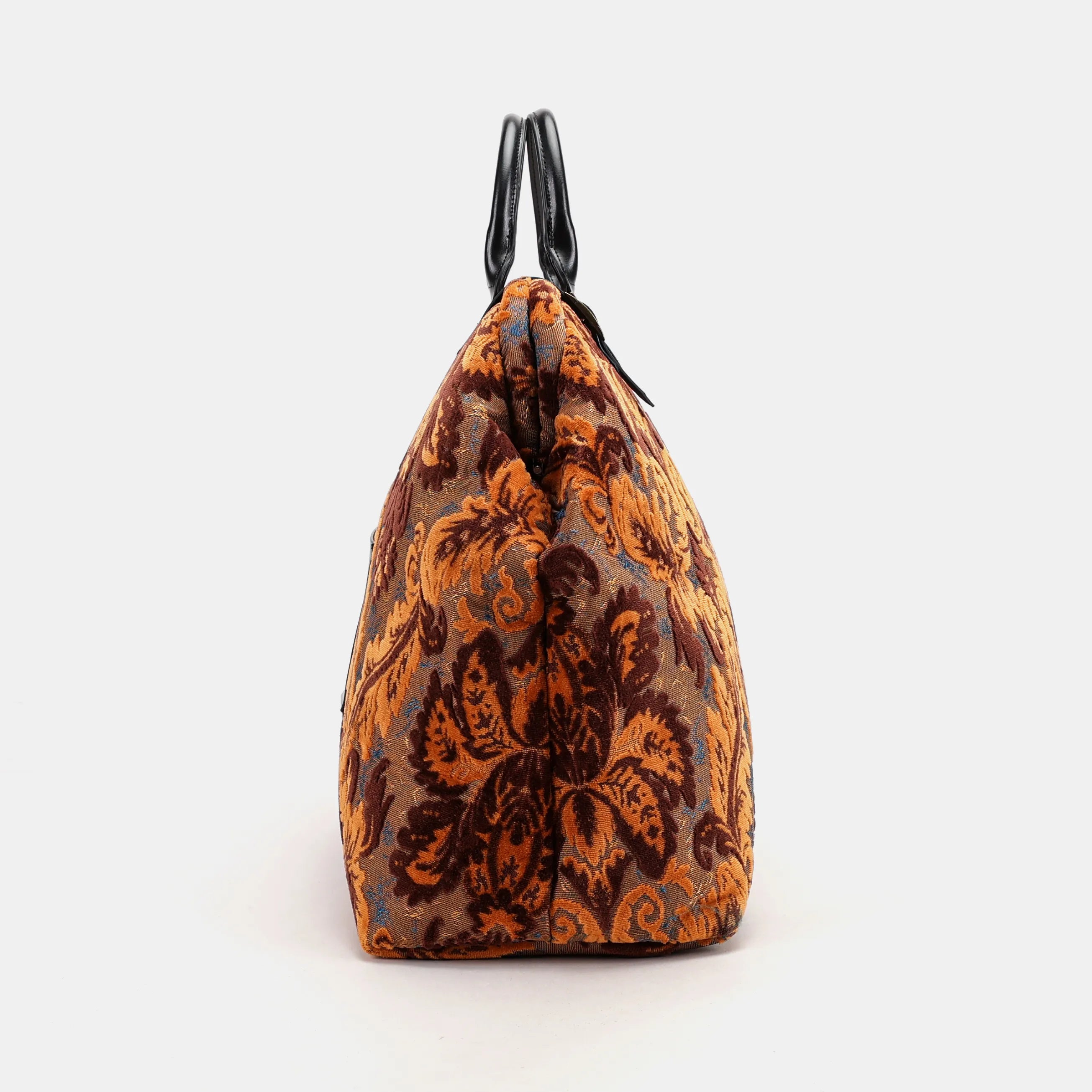 Burnout Velvet Revival Sienna Men's Carpetbag Carpetbag of America side