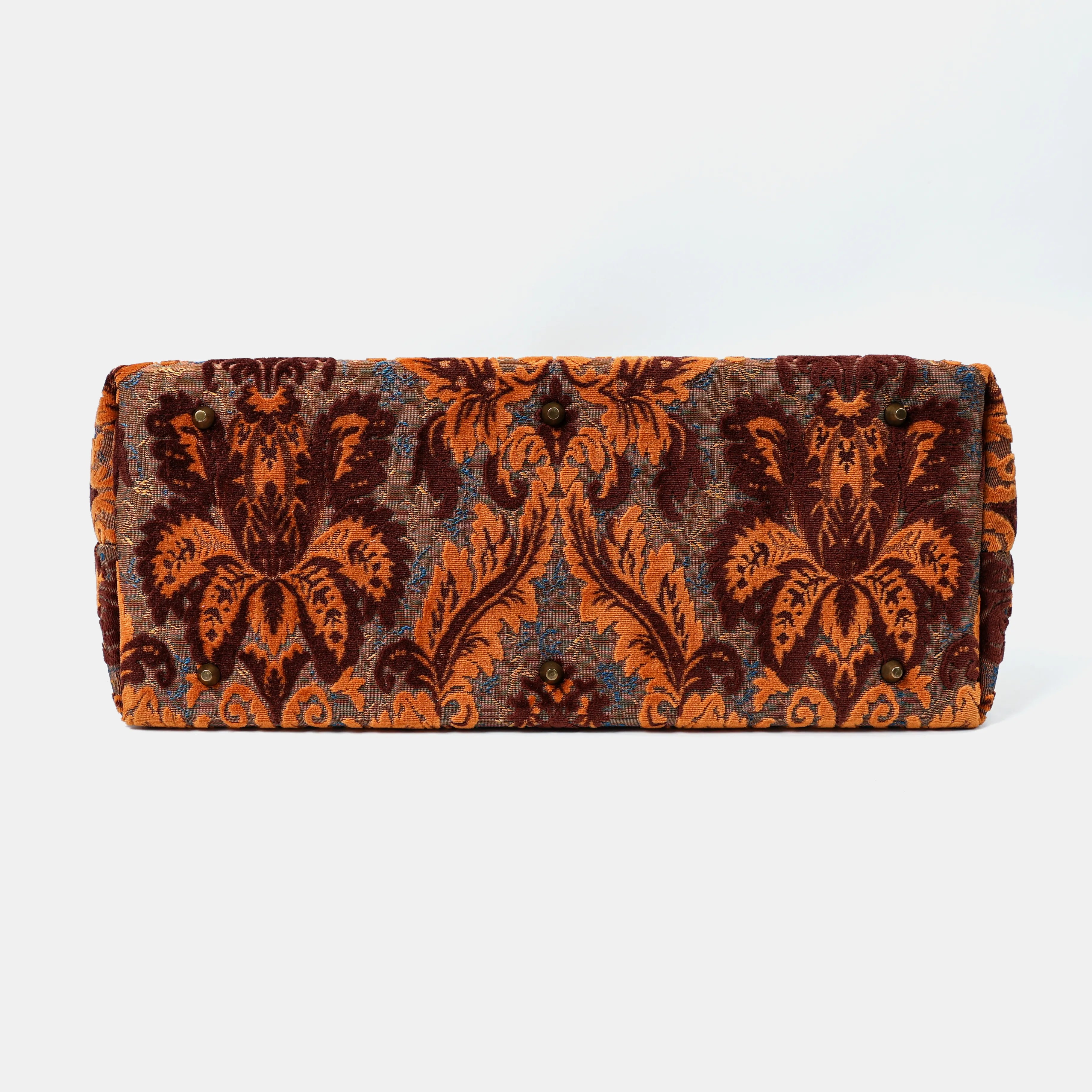 Burnout Velvet Revival Sienna Men's Carpetbag Carpetbag of America bottom