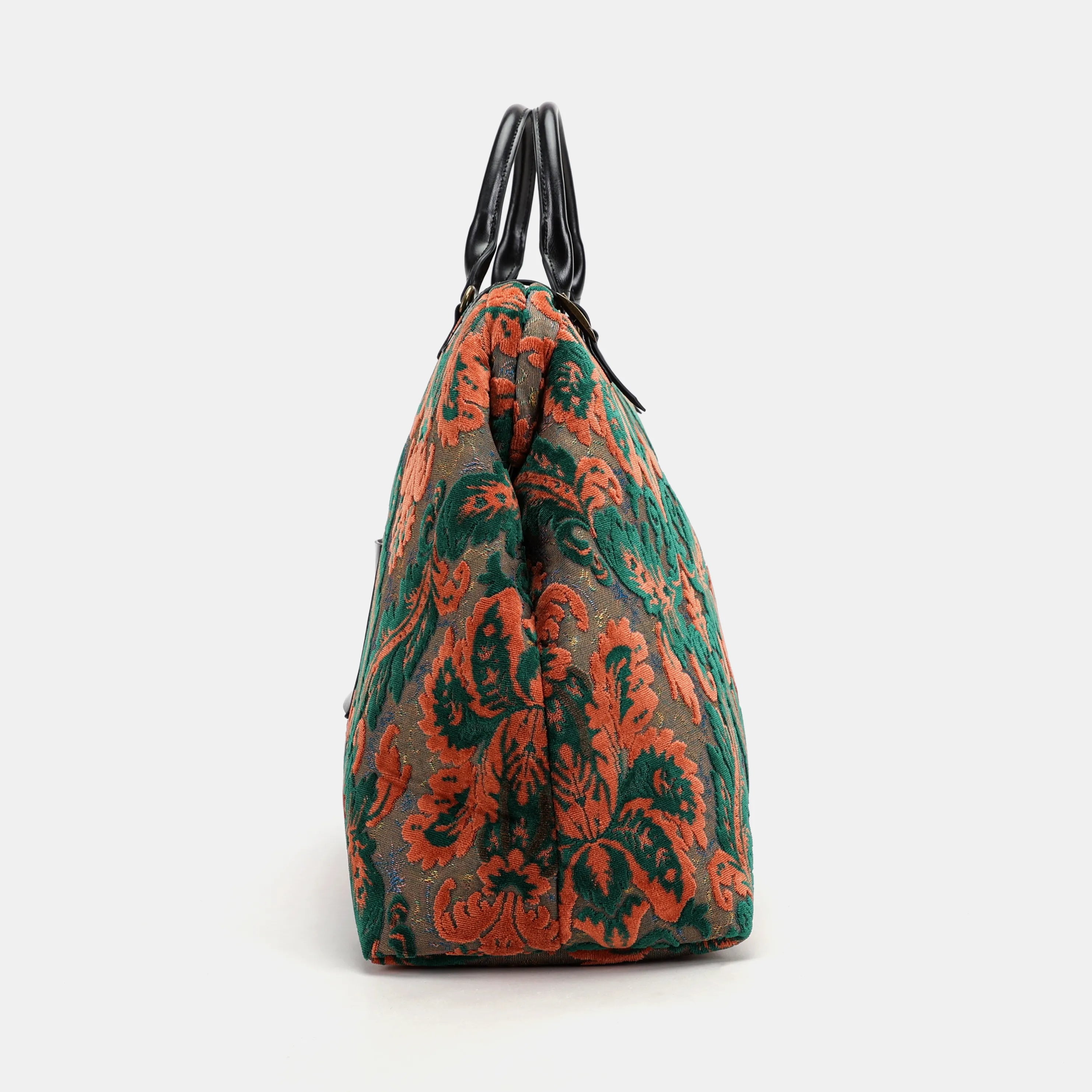 Burnout Velvet Revival Jade Men's Carpetbag Carpetbag of America side