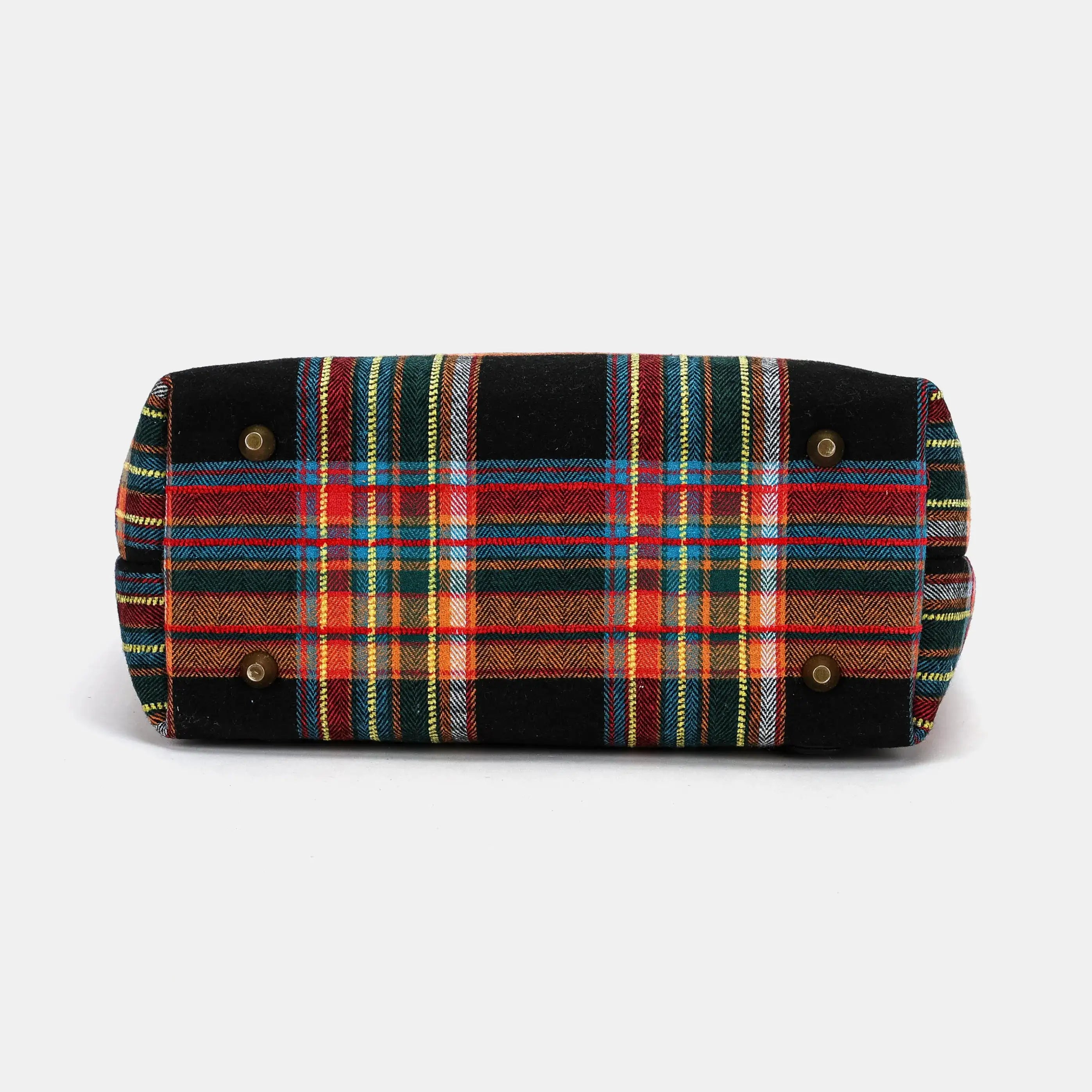Tartan Stewart Black Carpet Laptop Backpack Carpetbag of America bottom