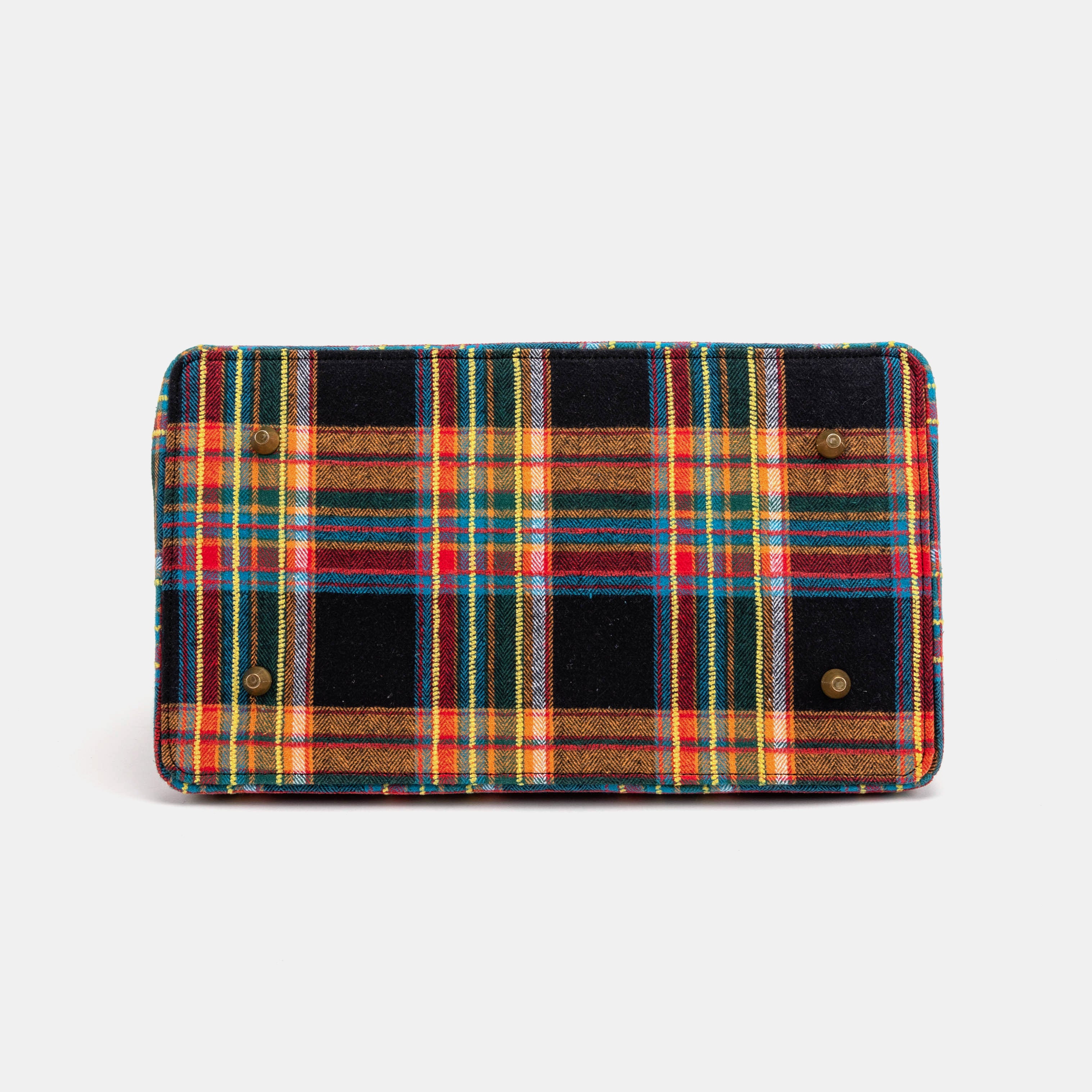 Tartan Stewart Black Celine Carpet Gladstone Bag of America bottom